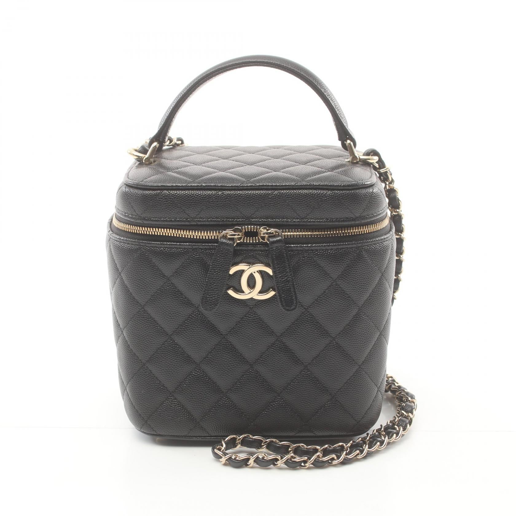 Chanel Caviar Skin Matelasse Shoulder Bag