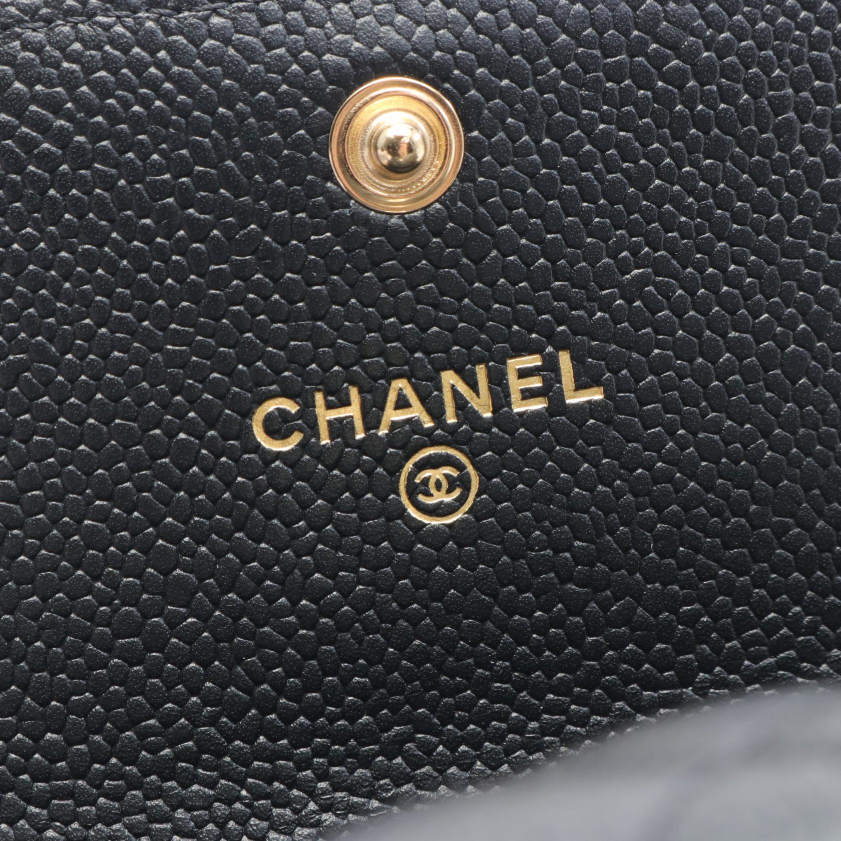 Chanel Boy Caviar Shoulder Bag Black