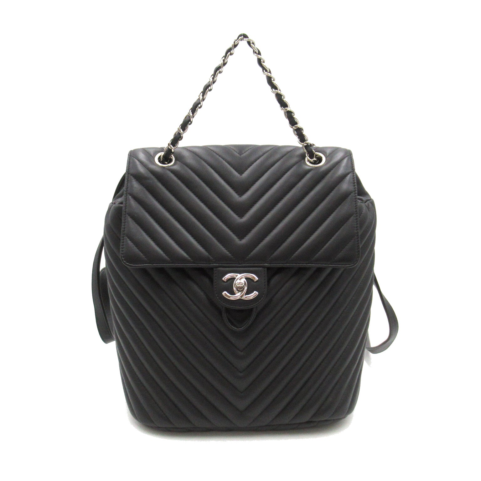 Chanel Chevron Urban Spirit Backpack Leather Backpack A91122 in Great Condition