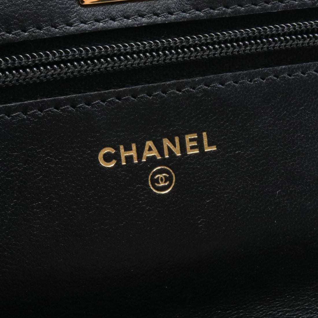 Chanel Lambskin Matelasse Shoulder Bag Black AP3413