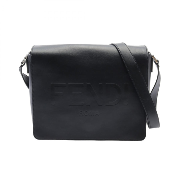 Fendi Logo Messenger Crossbody Bag  Leather Shoulder Bag in Great Condition