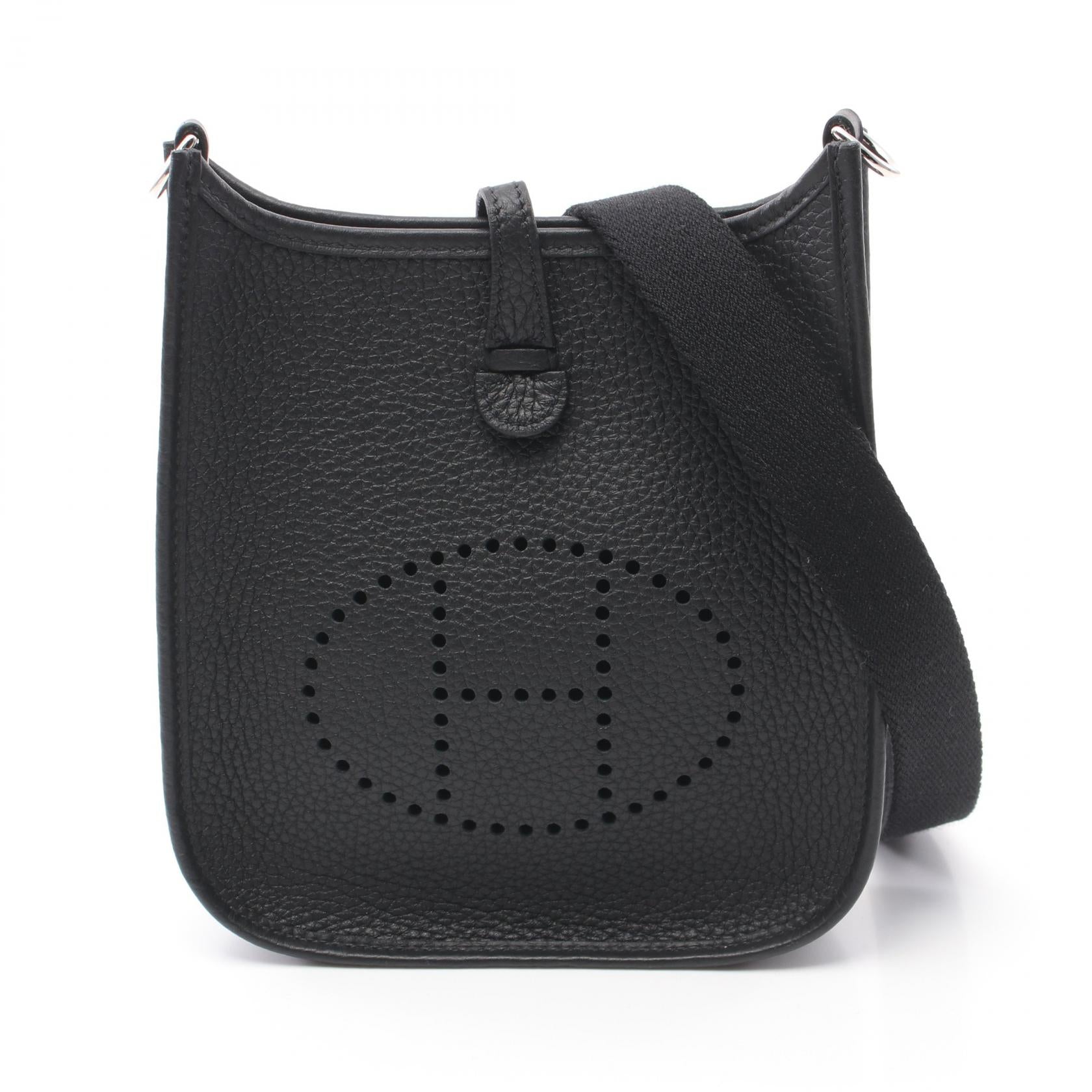 Hermes Evelyne Amazon TPM Shoulder Bag Black