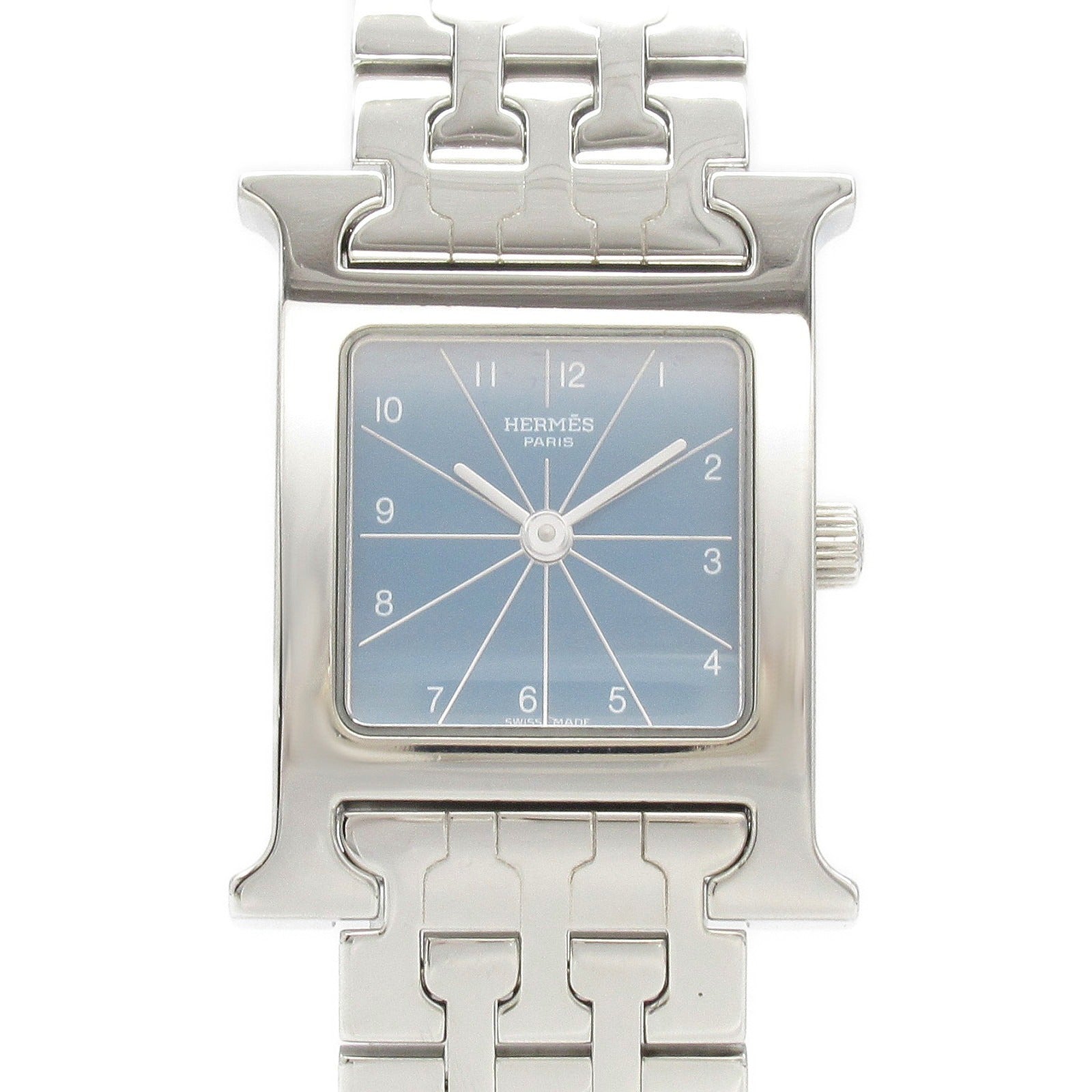 Hermes Stainless Steel Quartz H Watch HH1.210