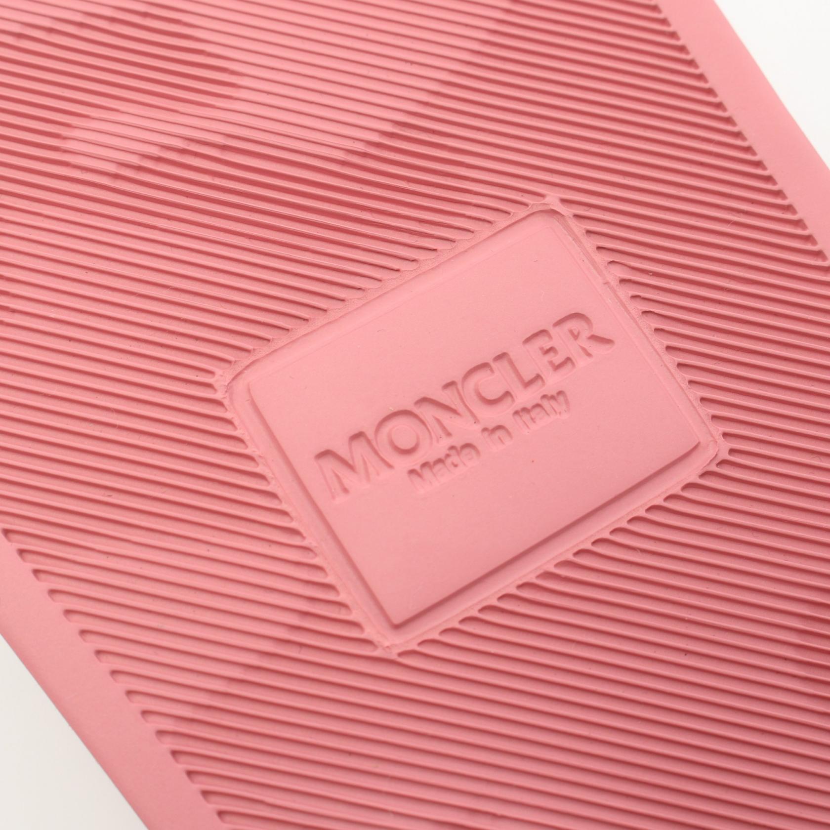 Moncler JEANNE Sandals Pink Rubber