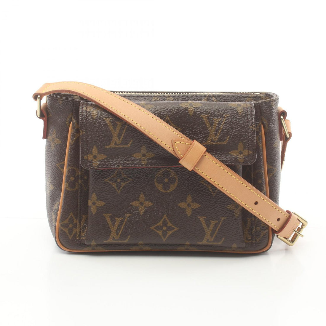 Louis Vuitton Vivacite PM Shoulder Bag Brown