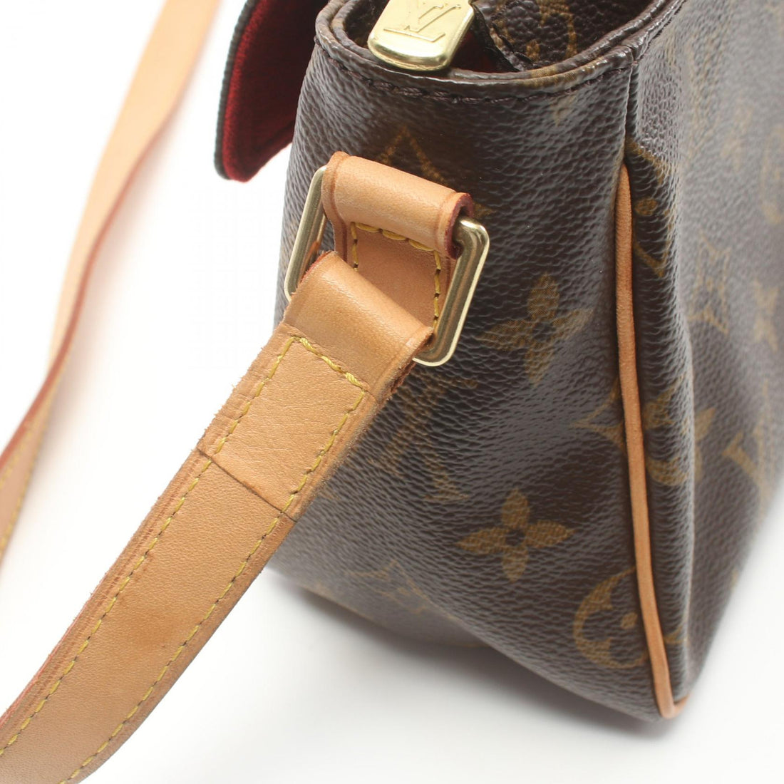 Louis Vuitton Vivacite PM Shoulder Bag Brown