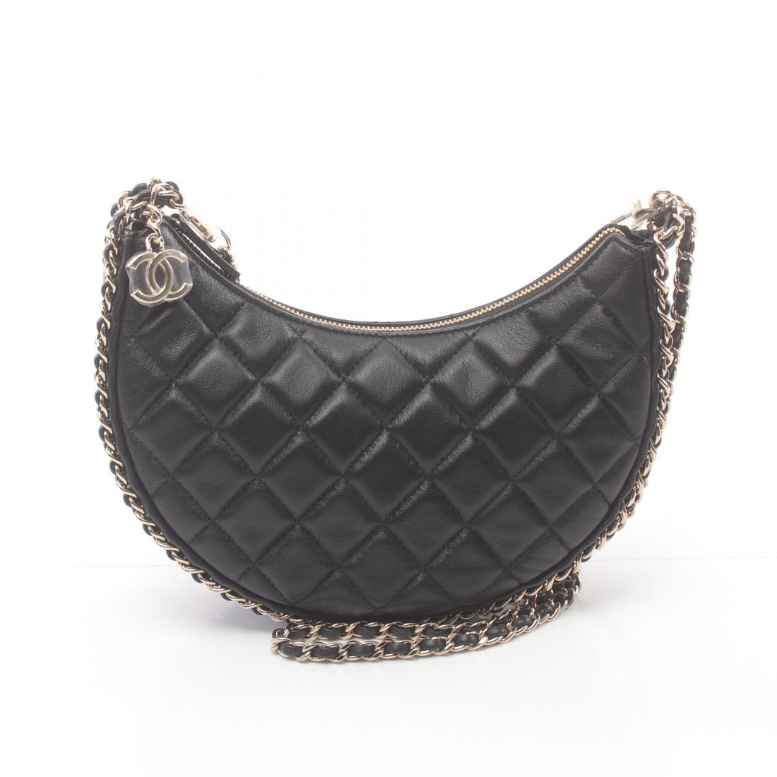 Chanel Lambskin Matelasse Small Hobo Bag AS3917