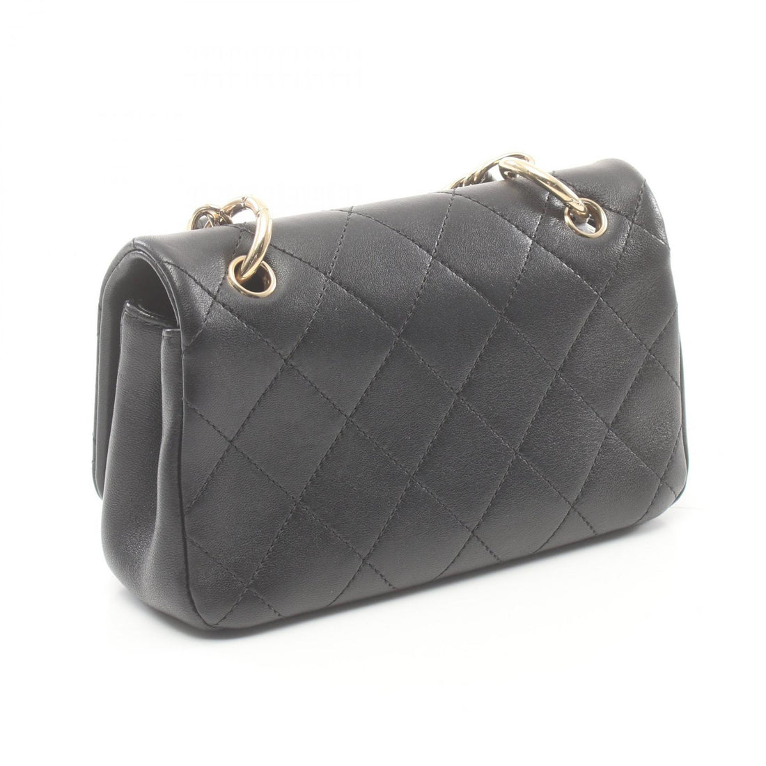 Chanel CC Quilted Leather Flap Bag Leather Shoulder Bag