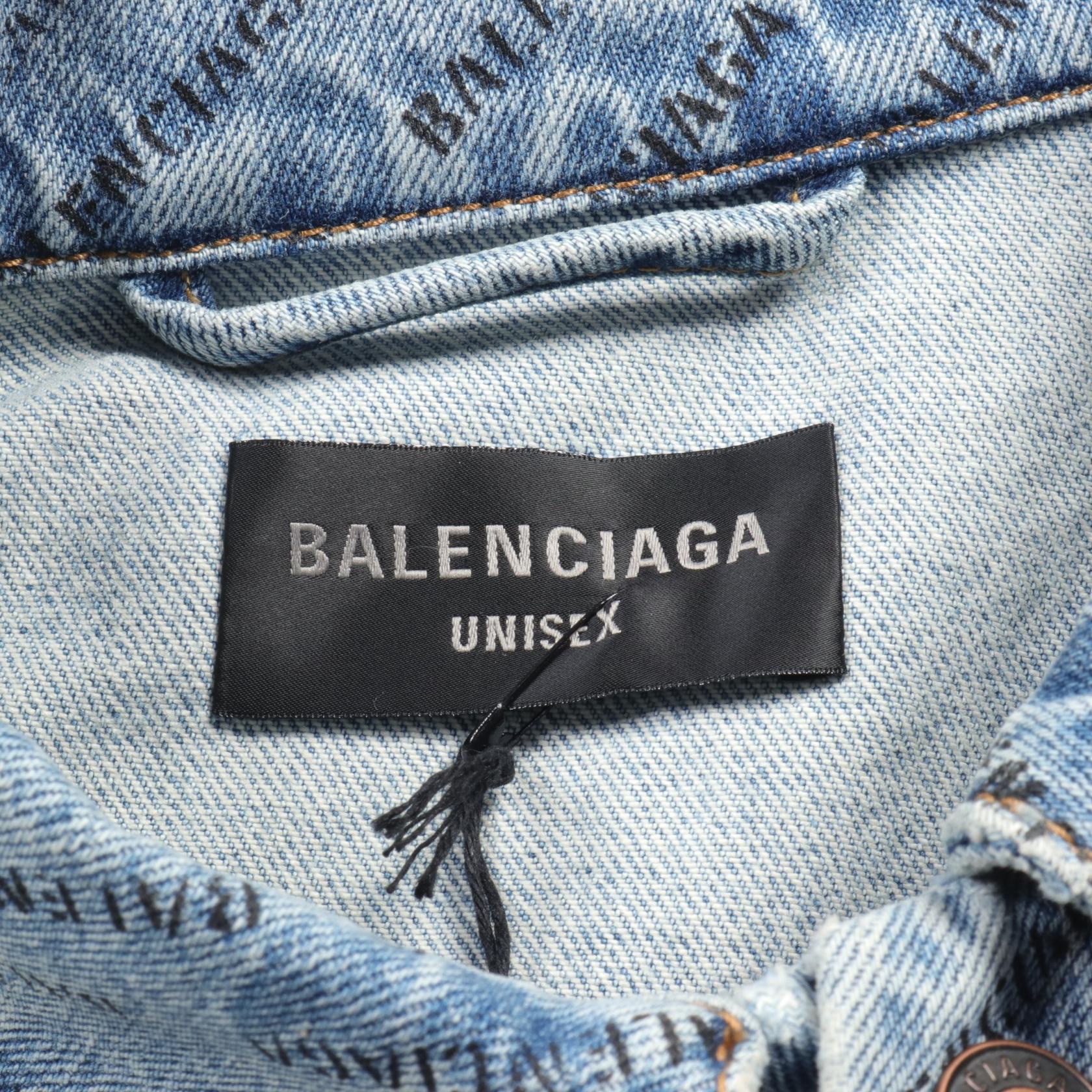 Balenciaga Denim Jacket Cotton Outerwear