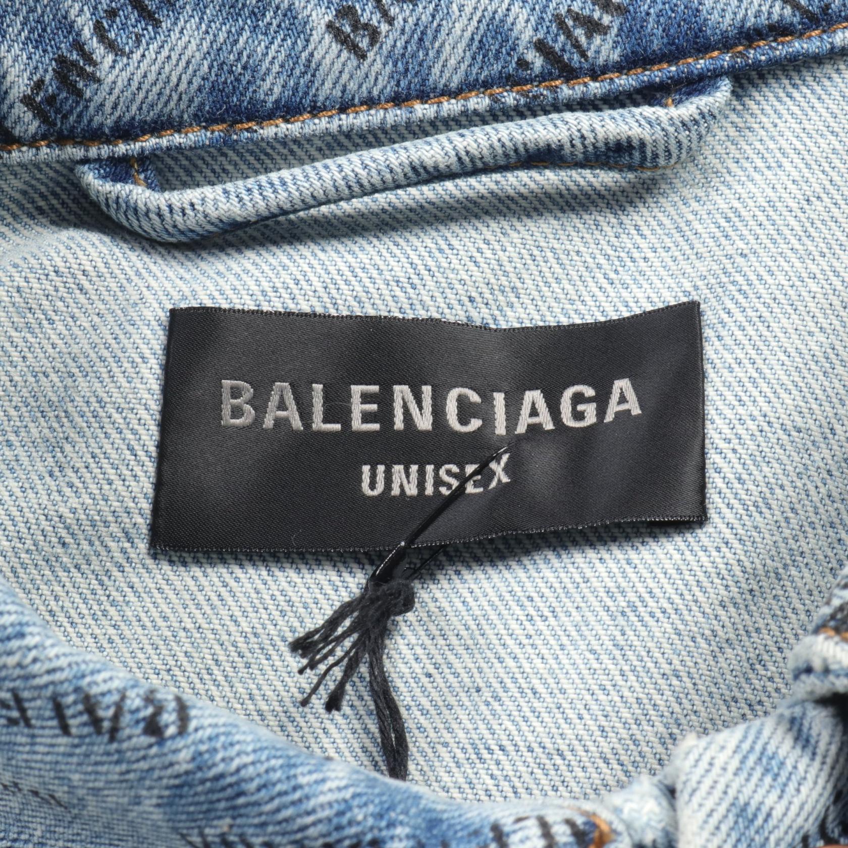 Balenciaga Denim Jacket Cotton Outerwear