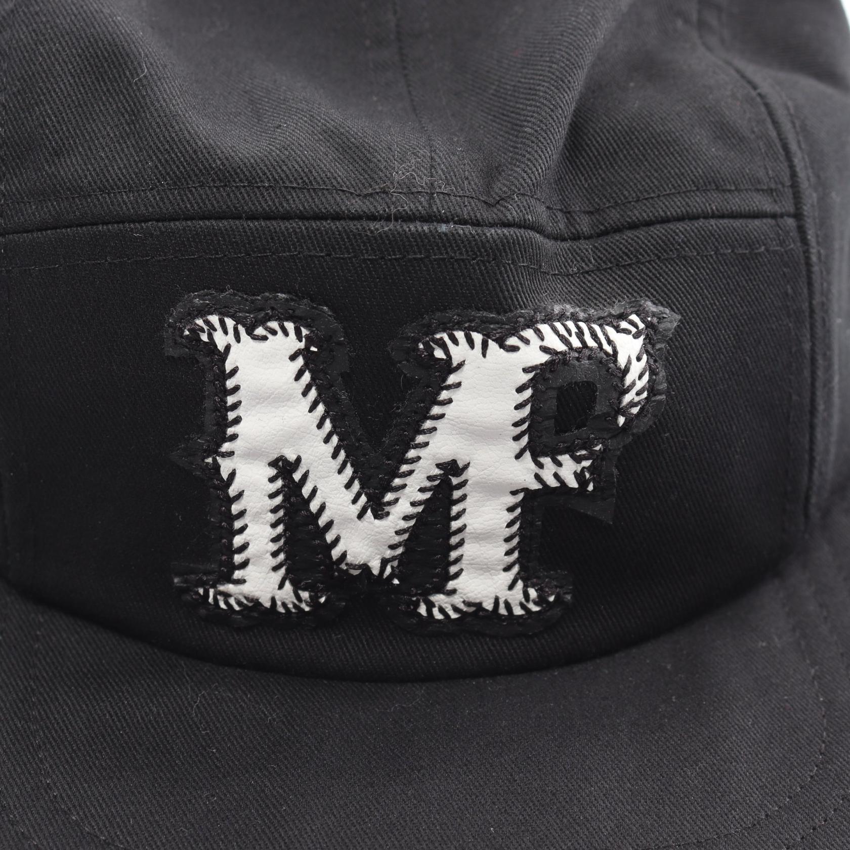 Moncler Cotton Baseball Cap Black