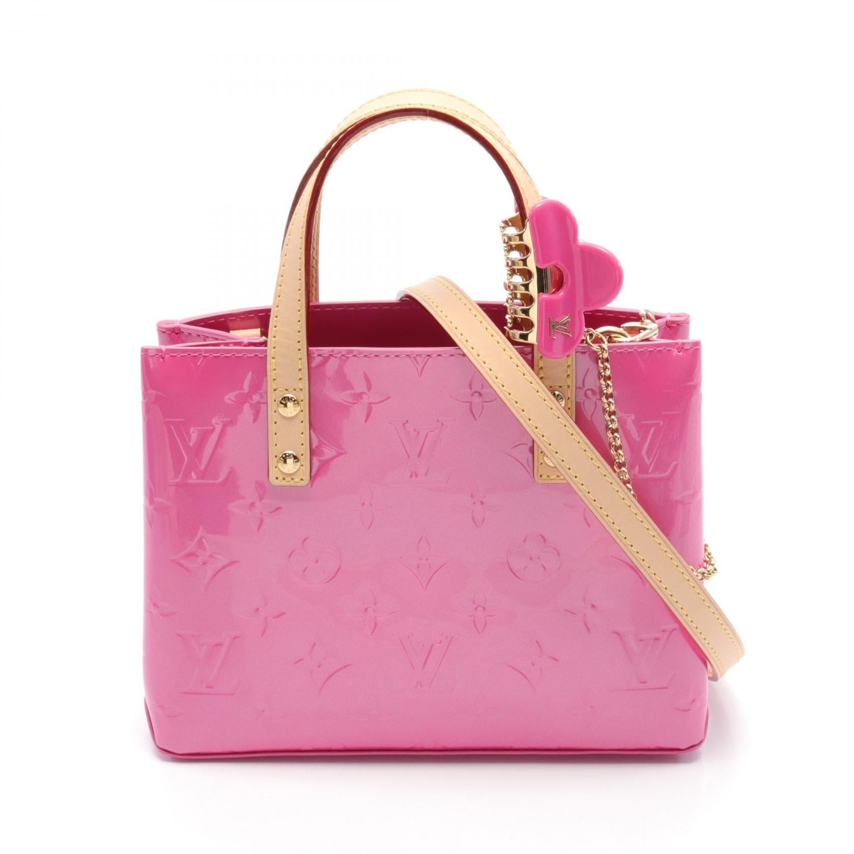 Louis Vuitton Vernis Neon Pink Handbag M42028