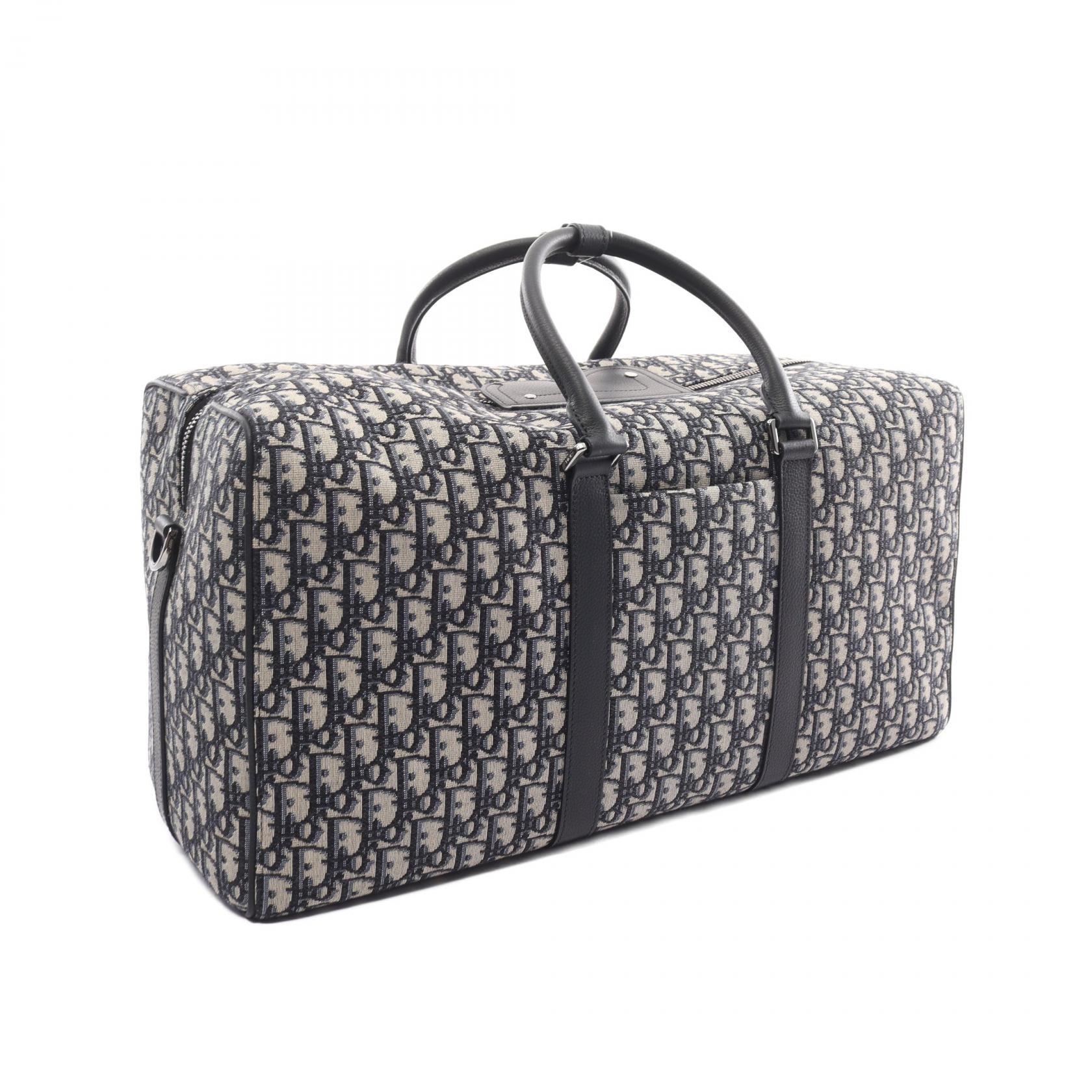 Dior Lingot 50 Oblique Jacquard Boston Bag