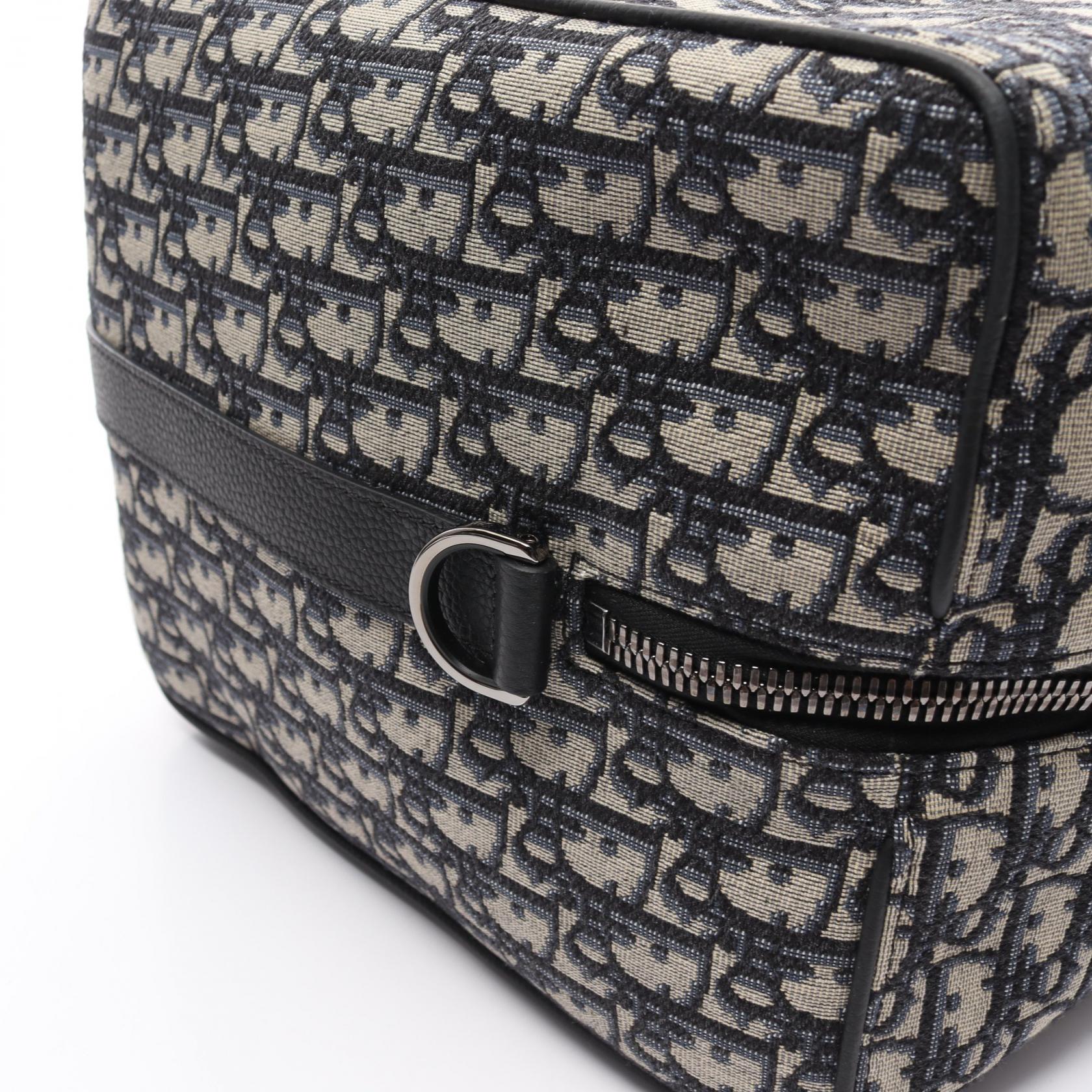 Dior Lingot 50 Oblique Jacquard Boston Bag