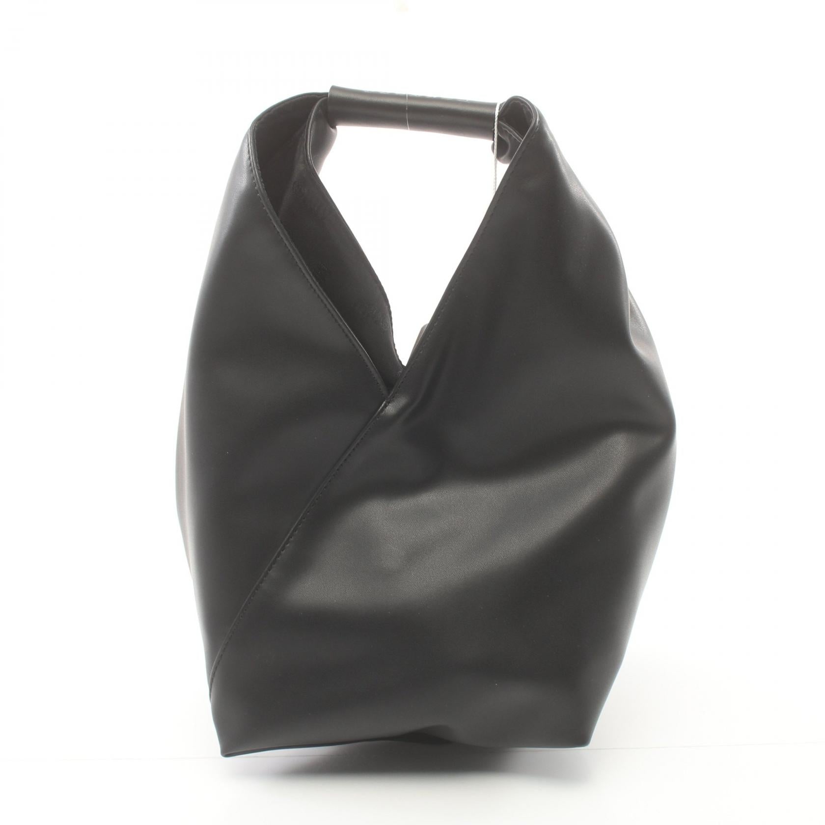 MM6 Japanese Tote Bag Leather Black