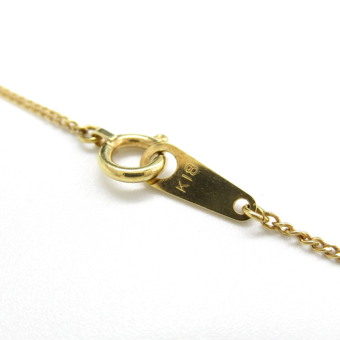 Diamond Necklace K18 Yellow Gold Jewelry