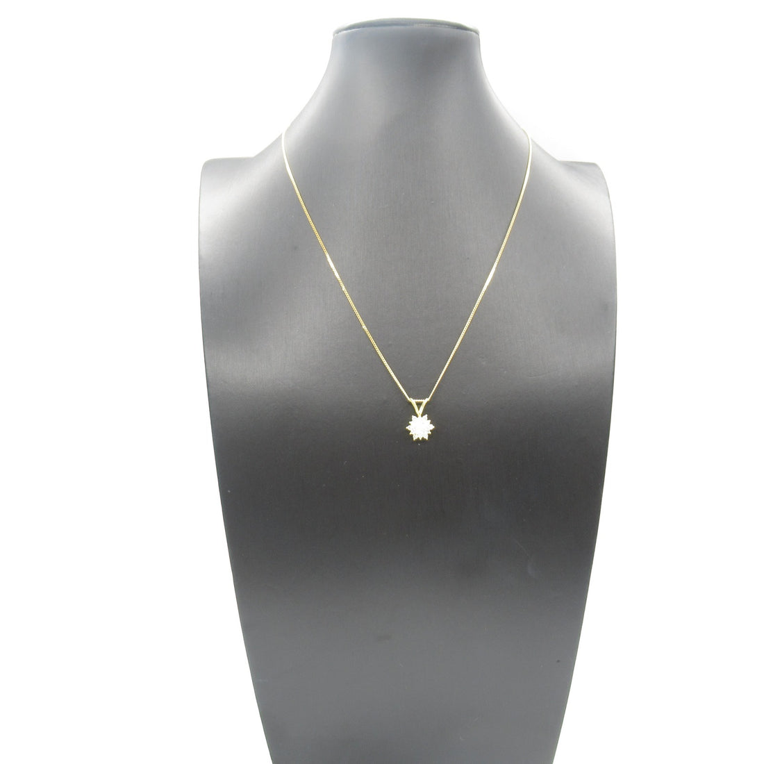 Diamond Necklace K18 Yellow Gold Jewelry