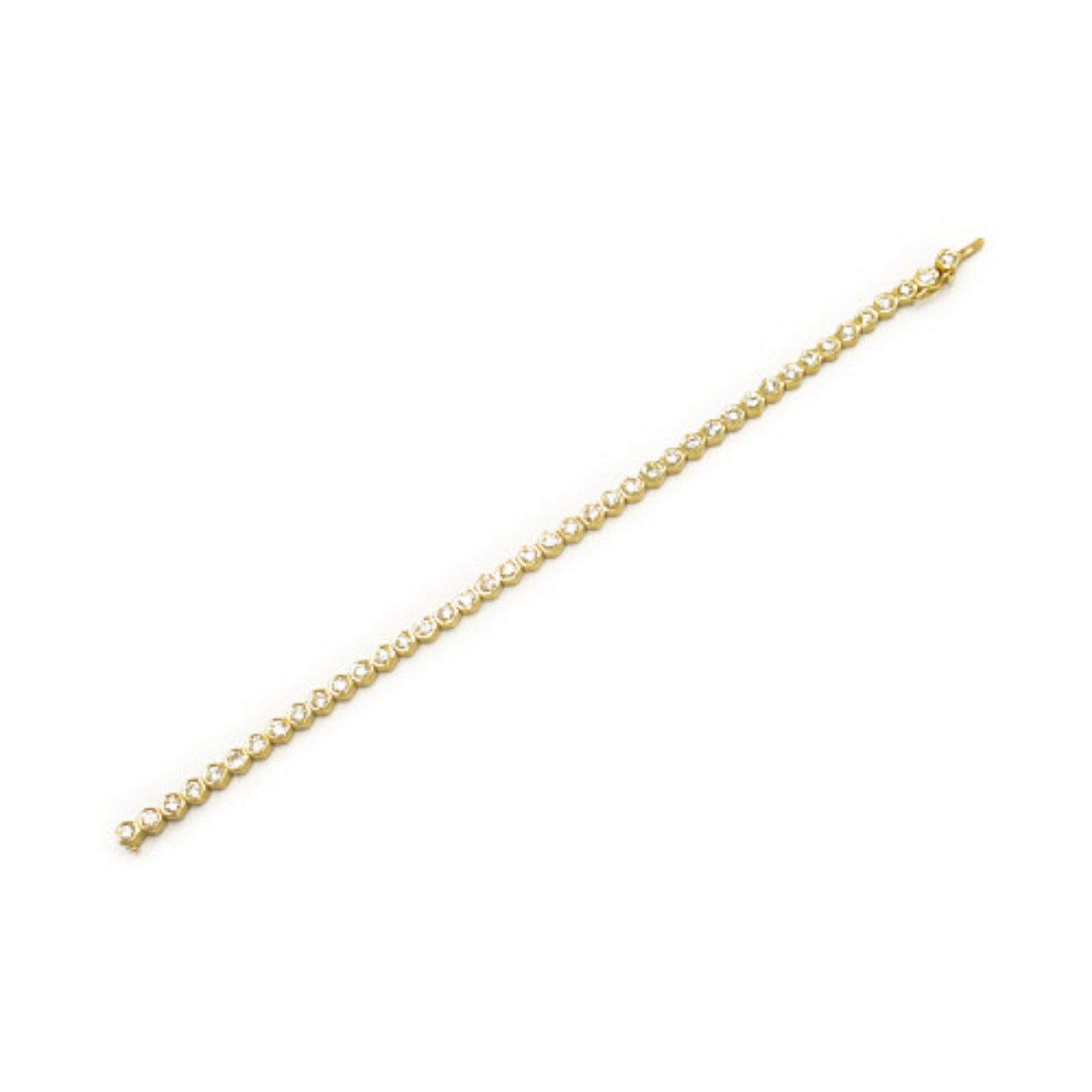 K18 Yellow Gold Diamond Bracelet Jewelry