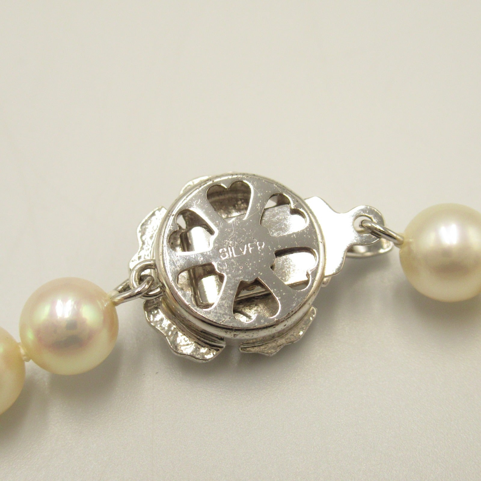 Jewelry Pearl Necklace SV White