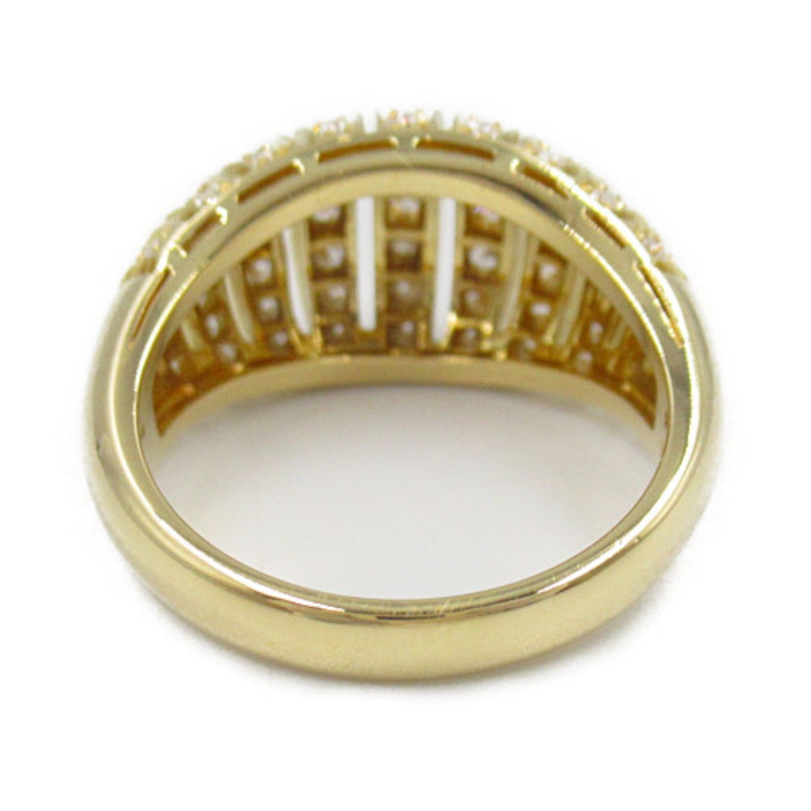 K18 Yellow Gold Diamond Ring Jewelry