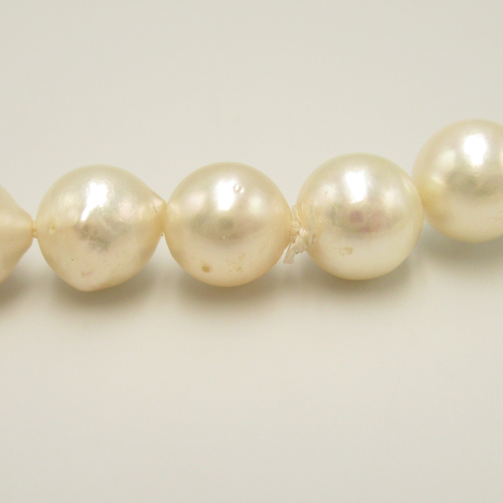 Akoya Pearl Necklace Jewelry SV/White