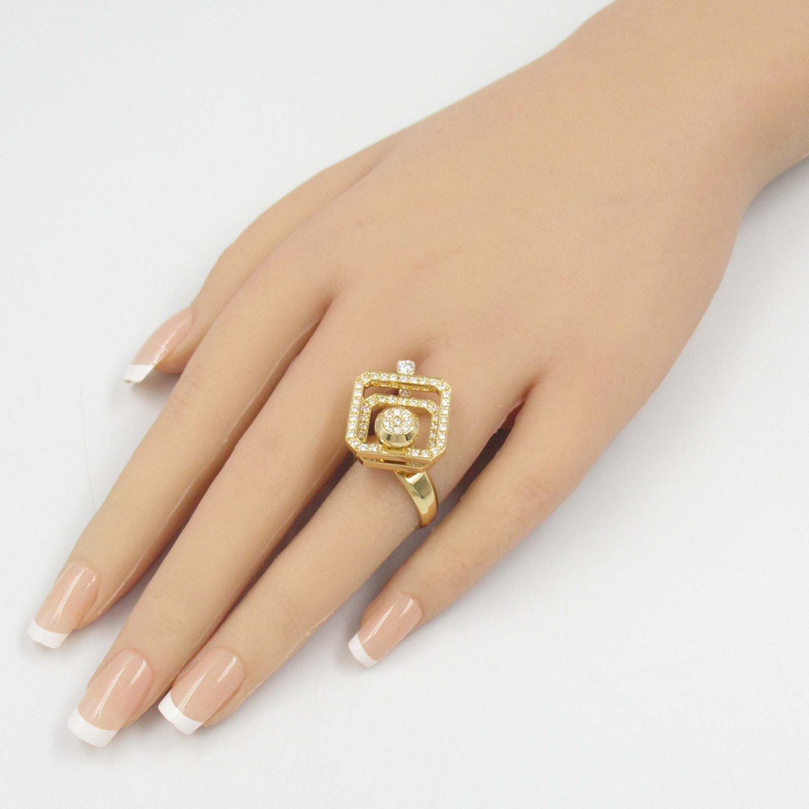 WALTHAM K18 Yellow Gold Diamond Ring