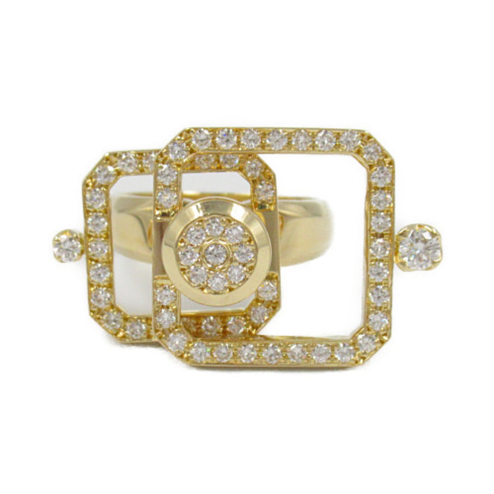 WALTHAM K18 Yellow Gold Diamond Ring