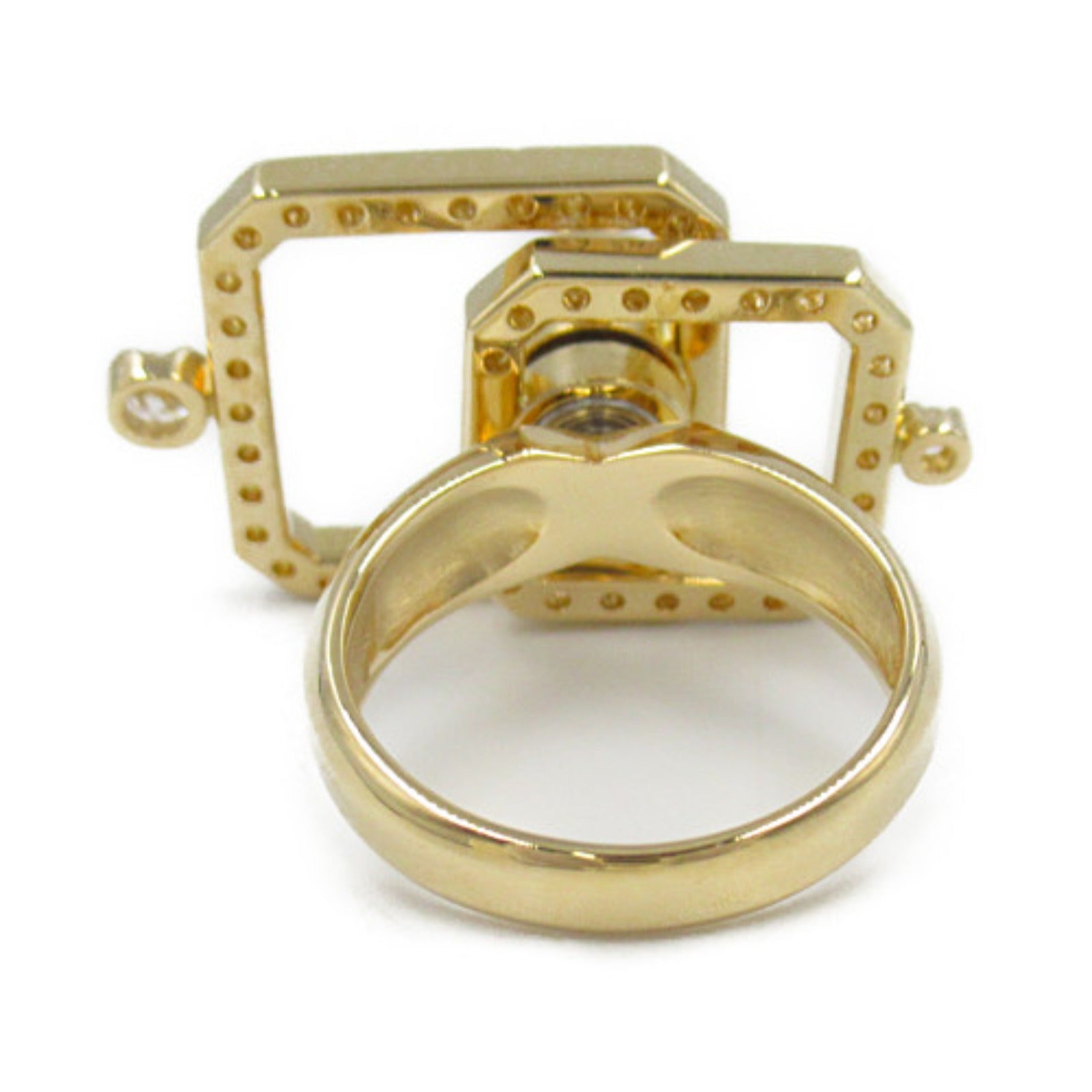 WALTHAM K18 Yellow Gold Diamond Ring