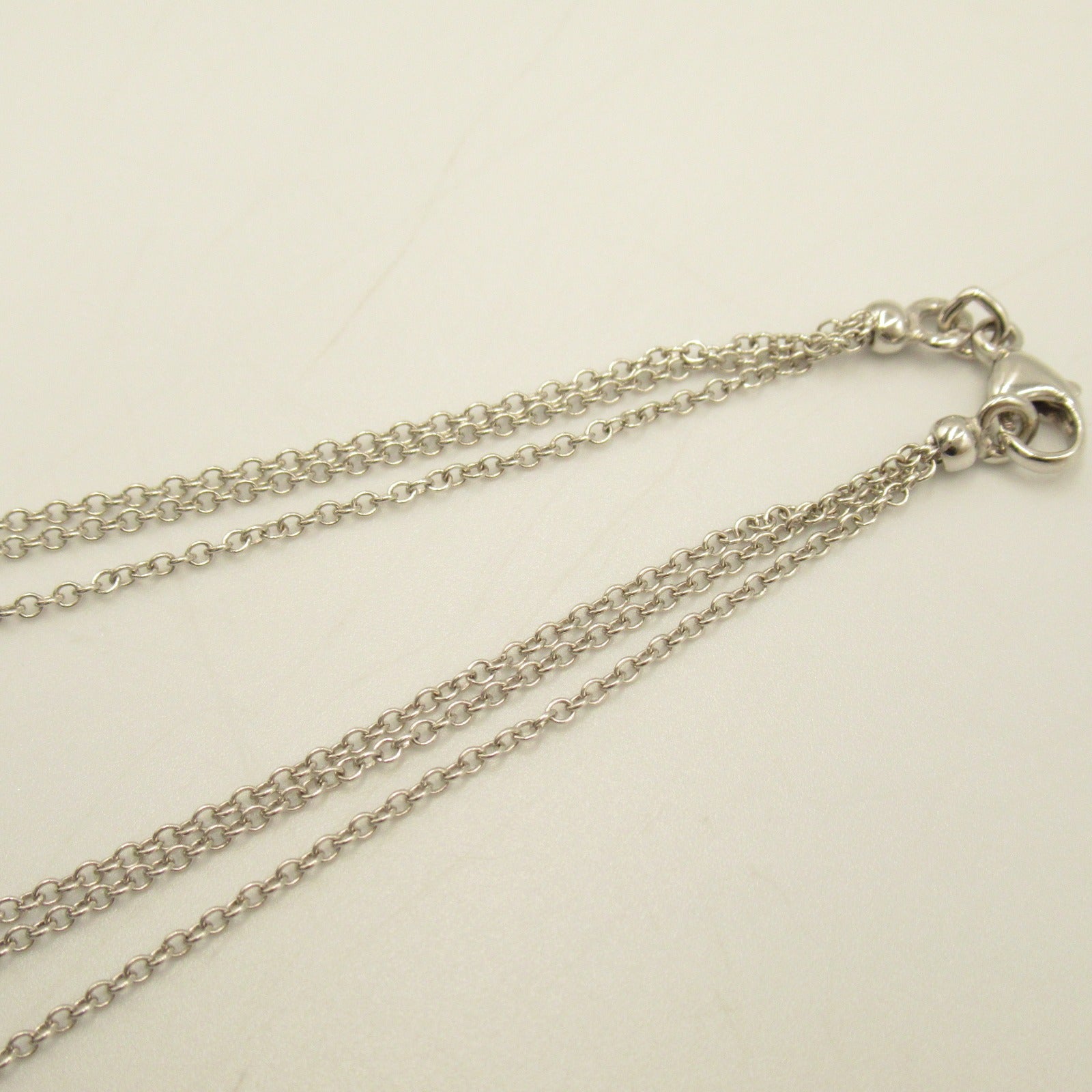 K18WG White Gold Diamond Necklace