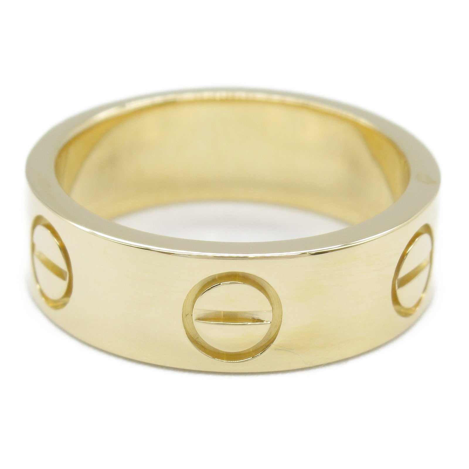 Cartier Love Ring K18 Yellow Gold Jewelry