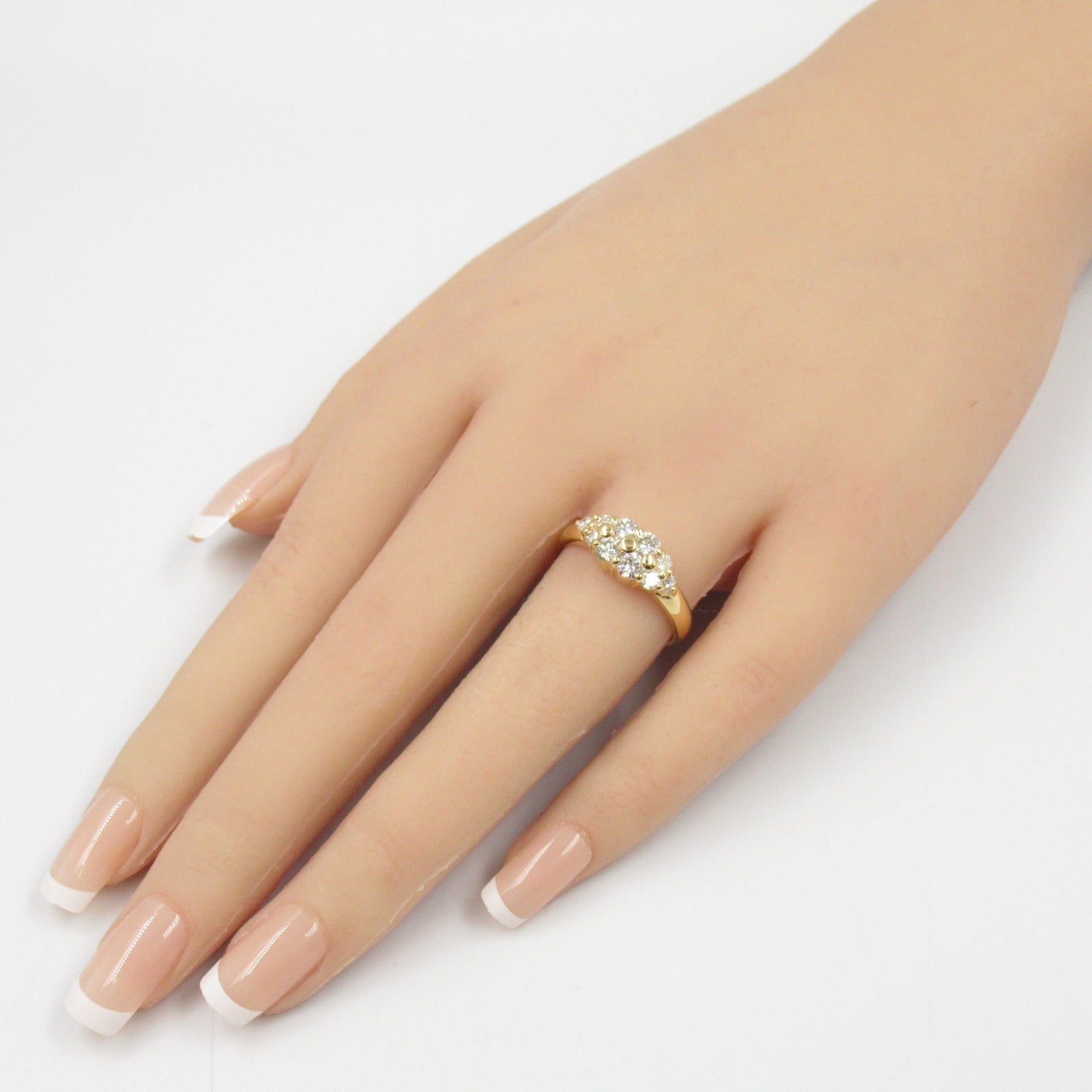 K18 Yellow Gold Diamond Ring Jewelry