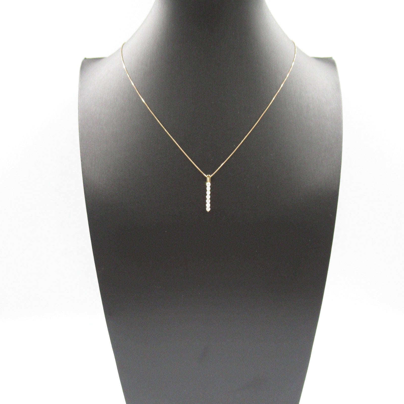 Diamond Necklace K18PG Pink Gold Jewelry