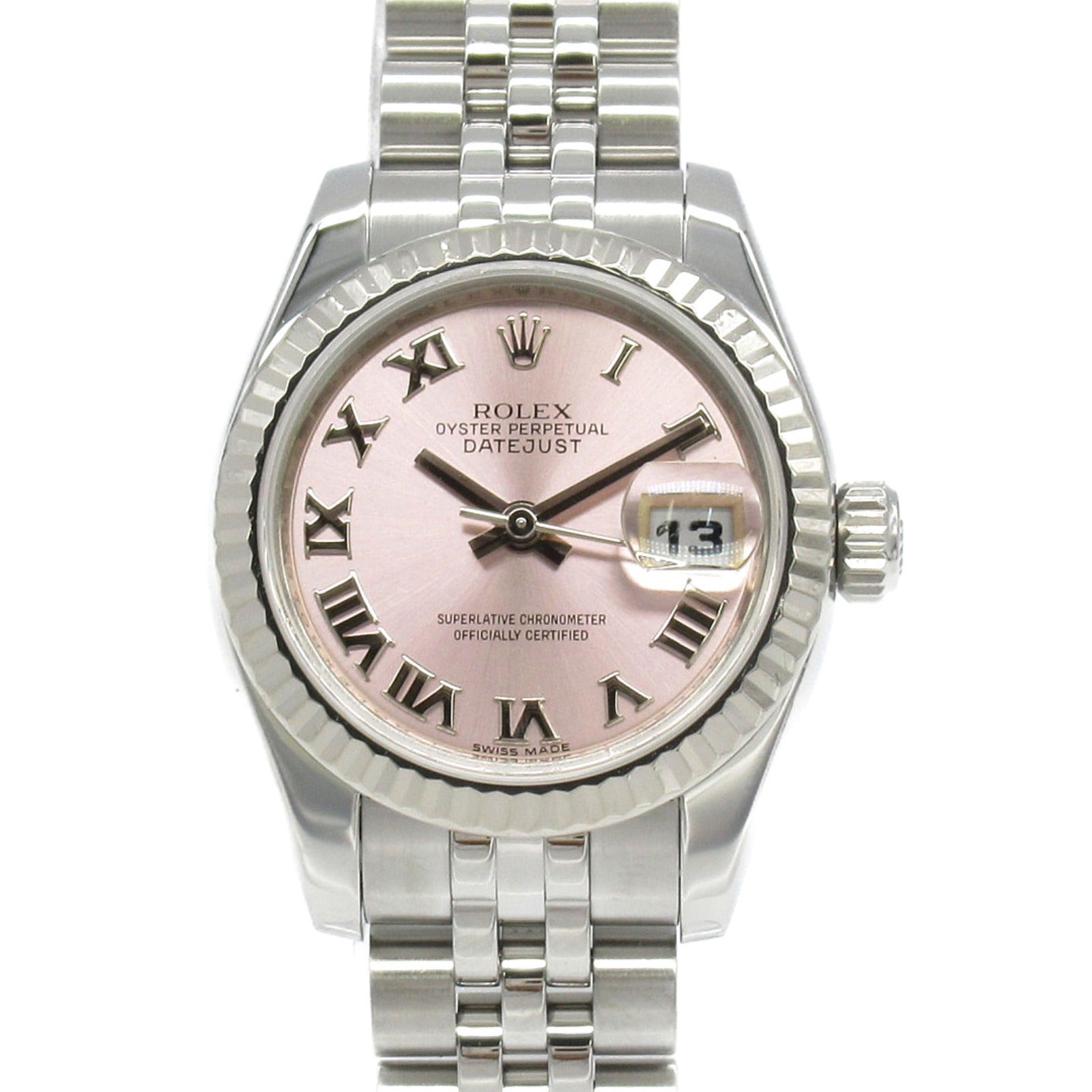 Rolex Datejust 179174 White Gold Stainless Steel Watch