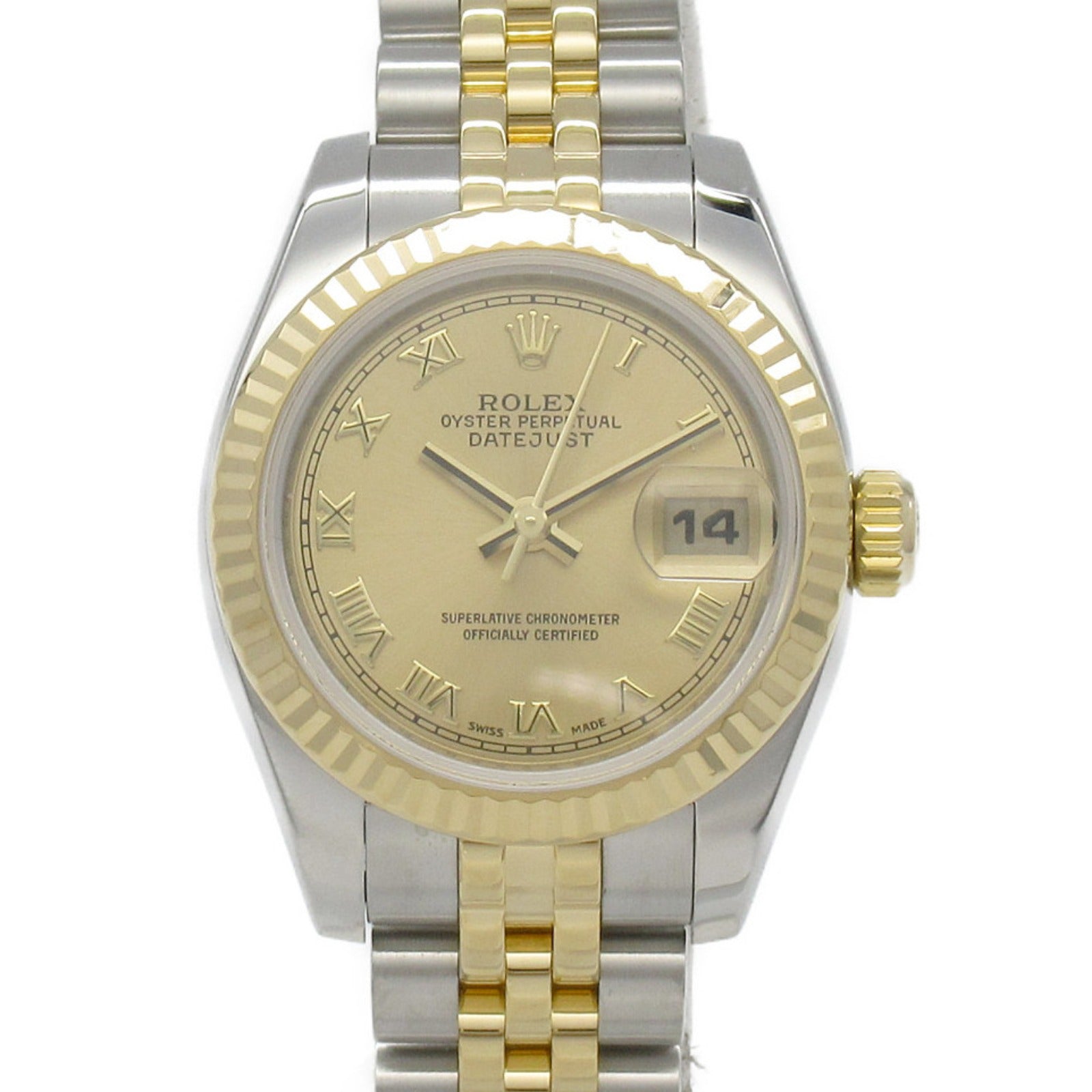 Rolex Datejust Watch 179173 Gold Stainless Steel