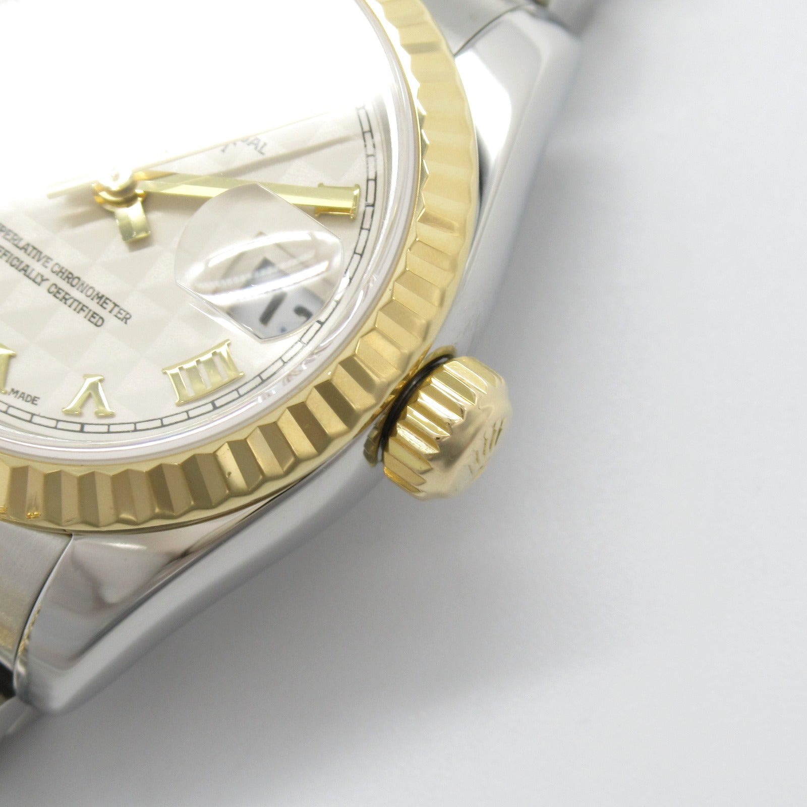 Rolex Datejust Watch Yellow Gold Stainless Steel