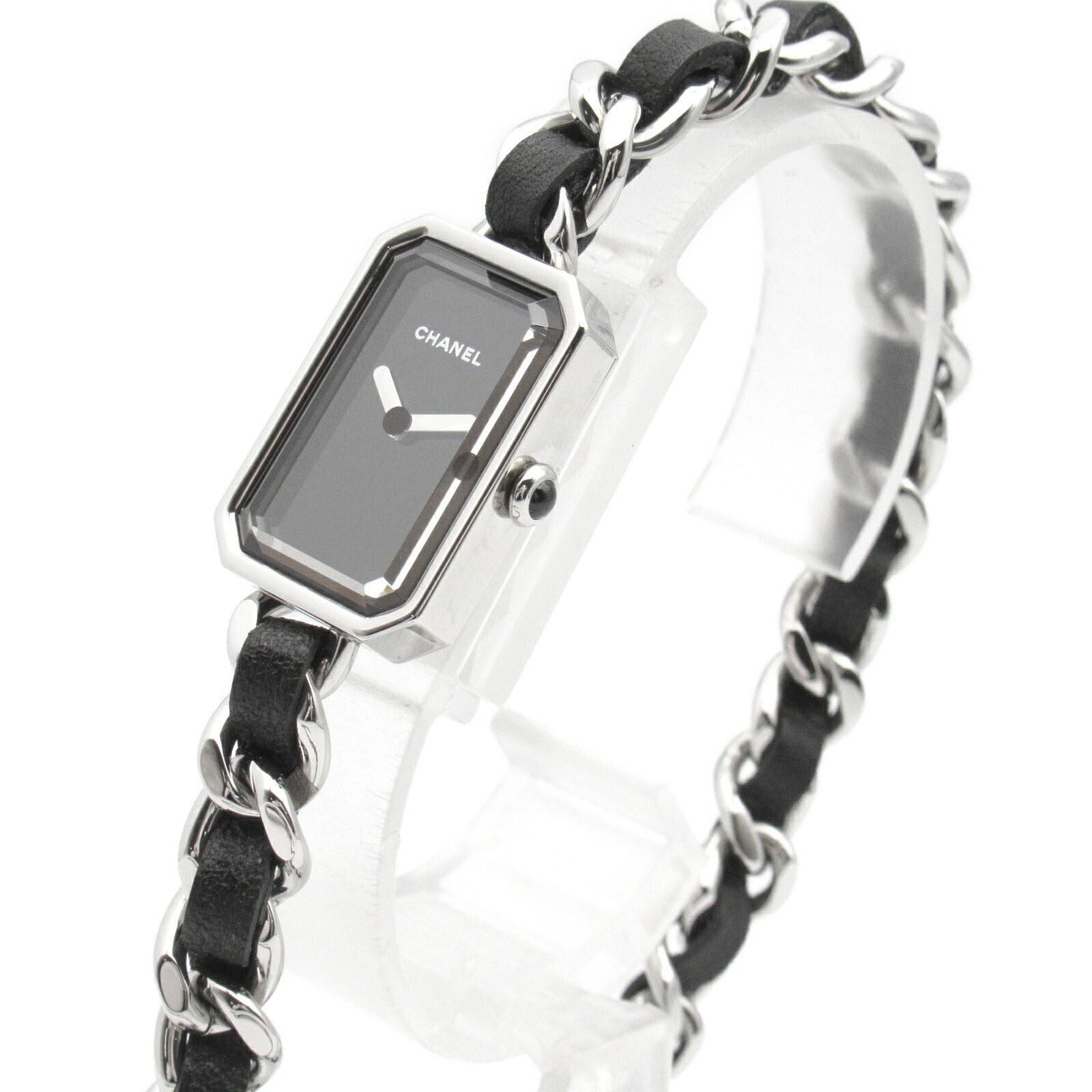 Chanel Premiere Rock Watch Stainless Steel Leather