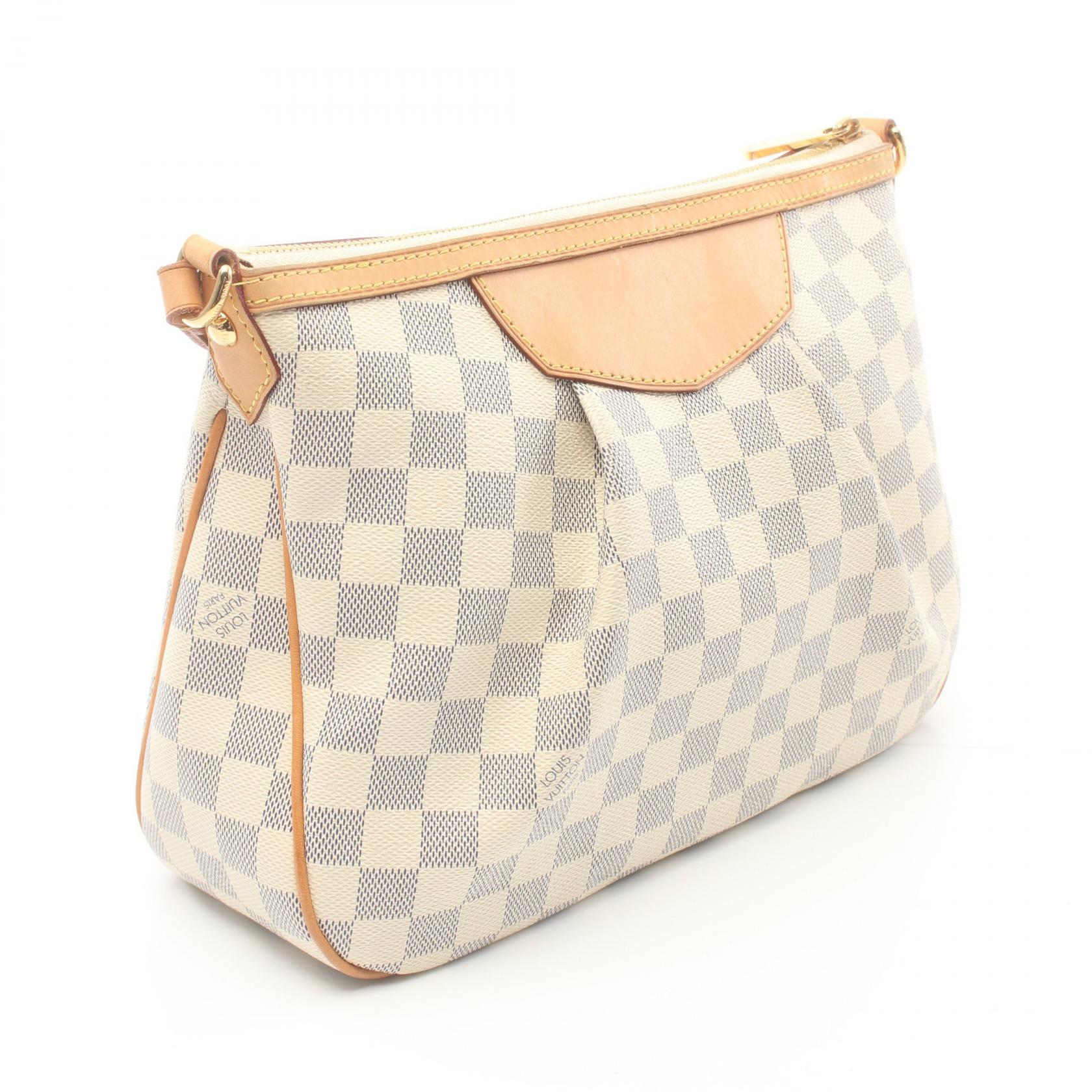 Louis Vuitton Damier Azur Syracusa PM Shoulder Bag