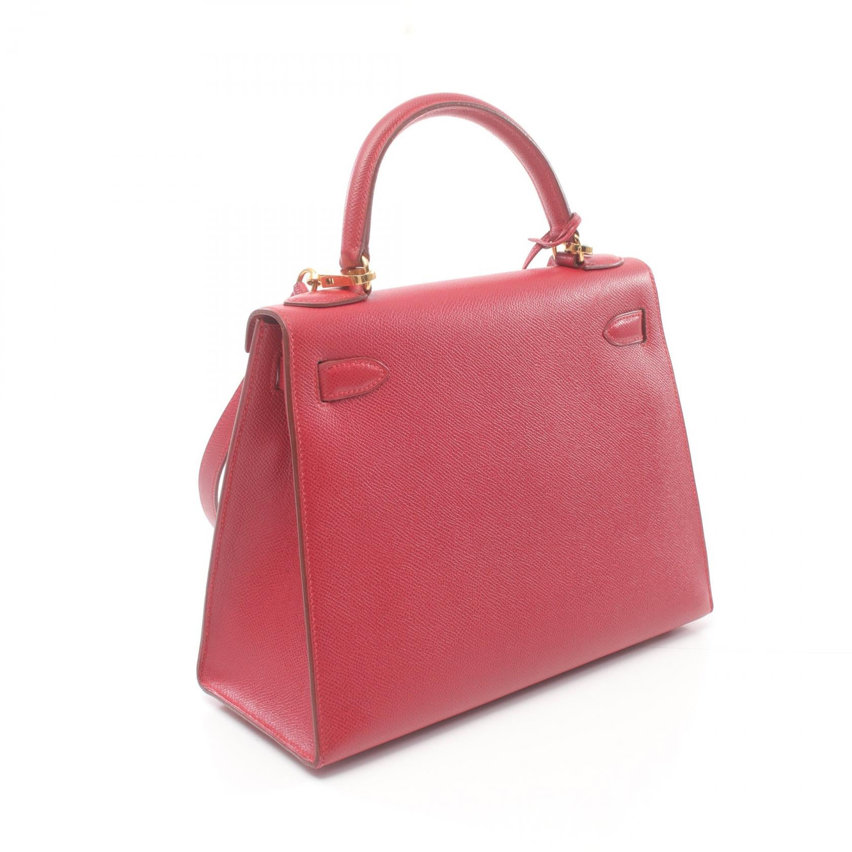 Hermes Kelly 28 Handbag Red