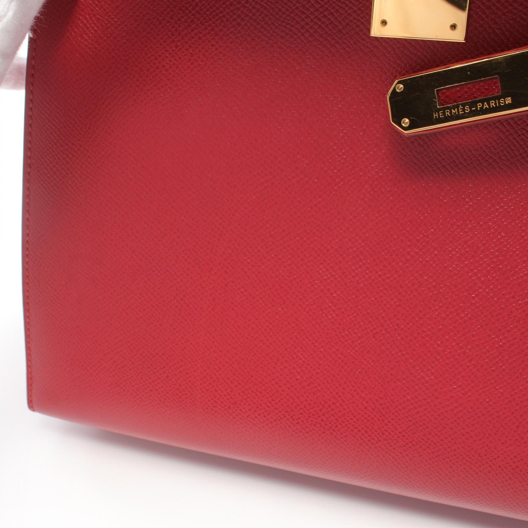 Hermes Kelly 28 Handbag Red