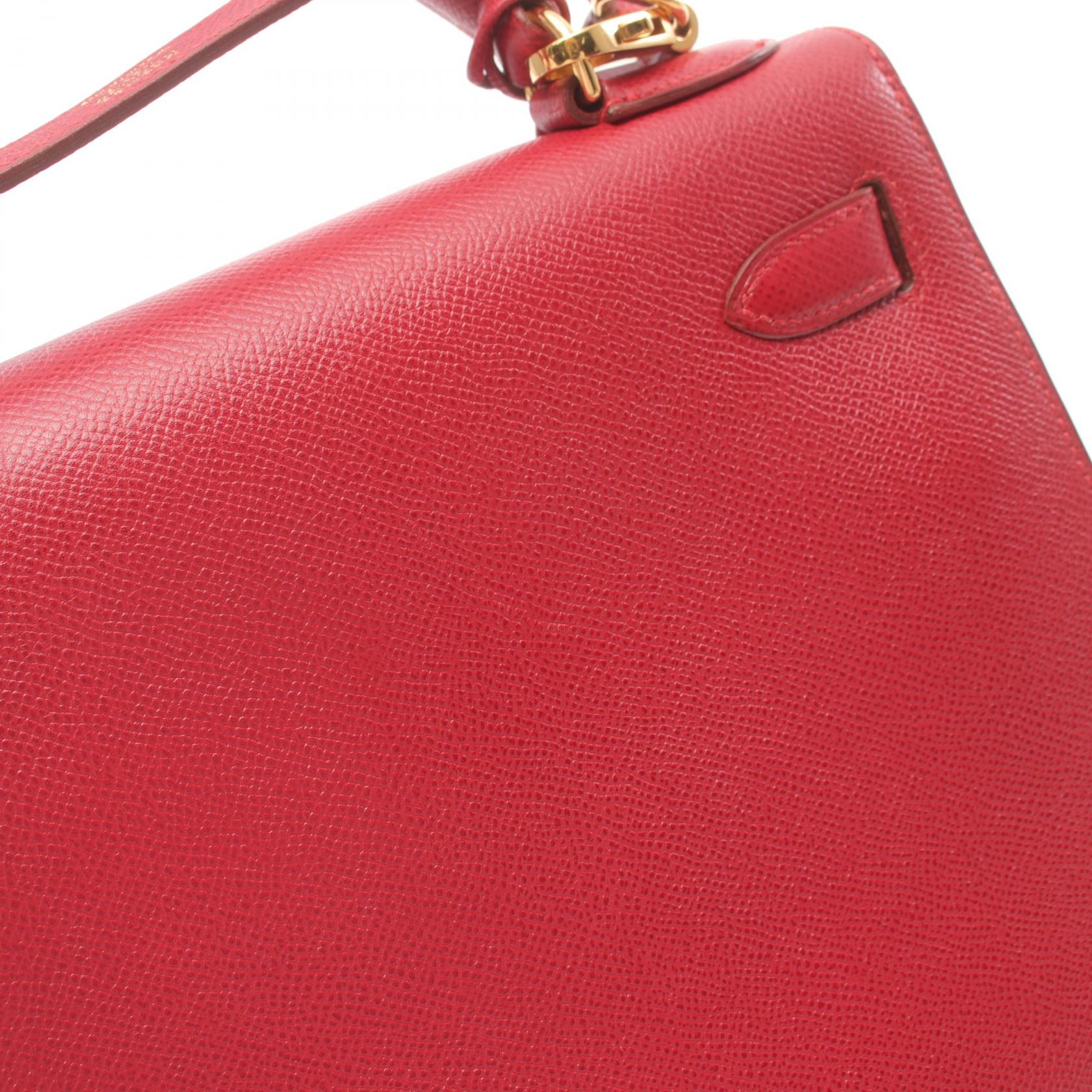 Hermes Kelly 28 Handbag Red