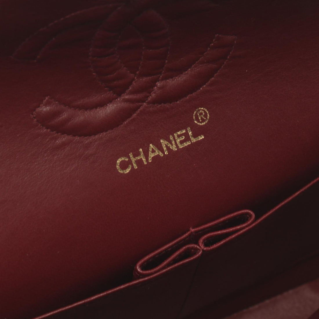 Chanel Lambskin Matelasse W Flap Shoulder Bag