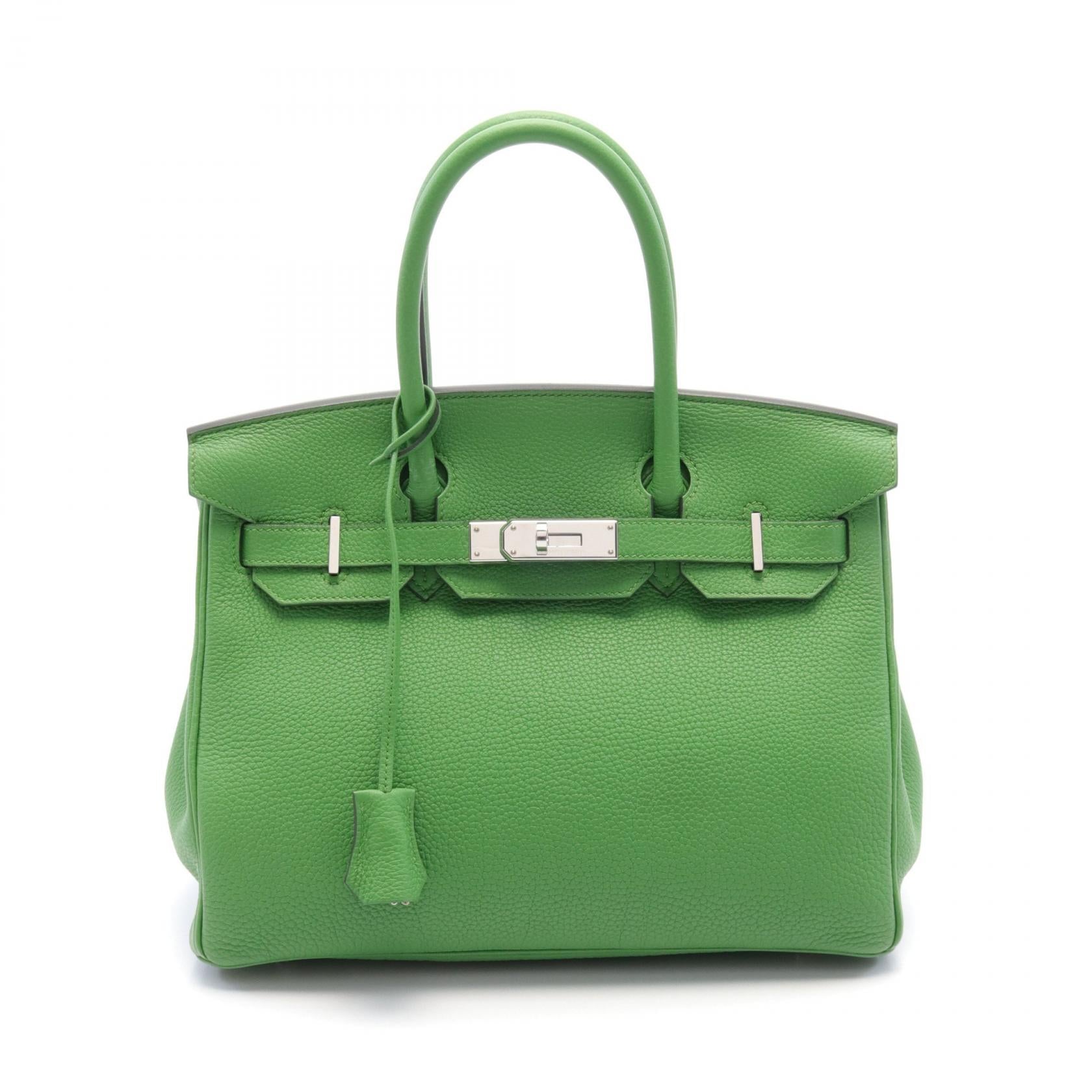 Hermes Birkin 30 Togo Handbag Green