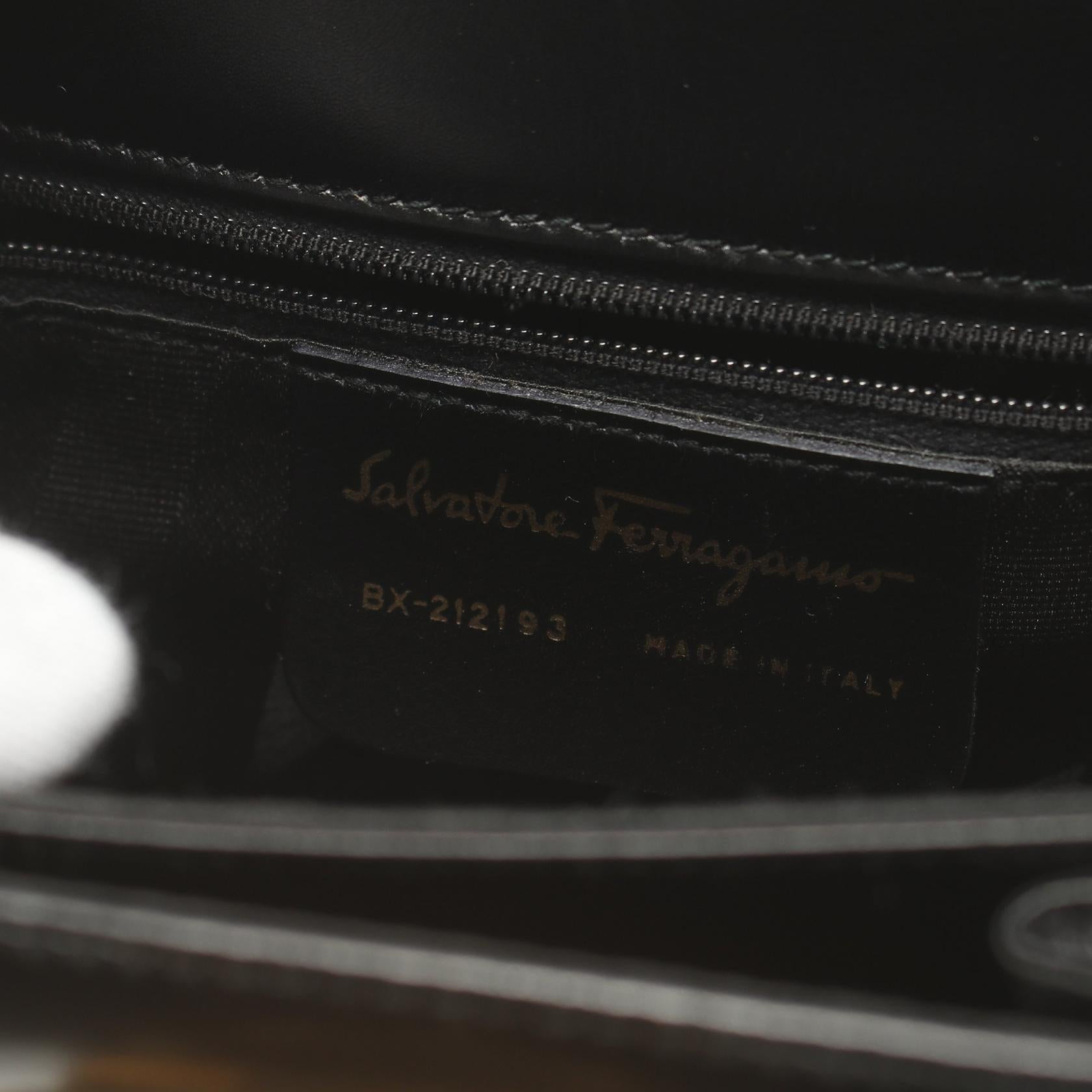 Salvatore Ferragamo Gancini Leather Handbag