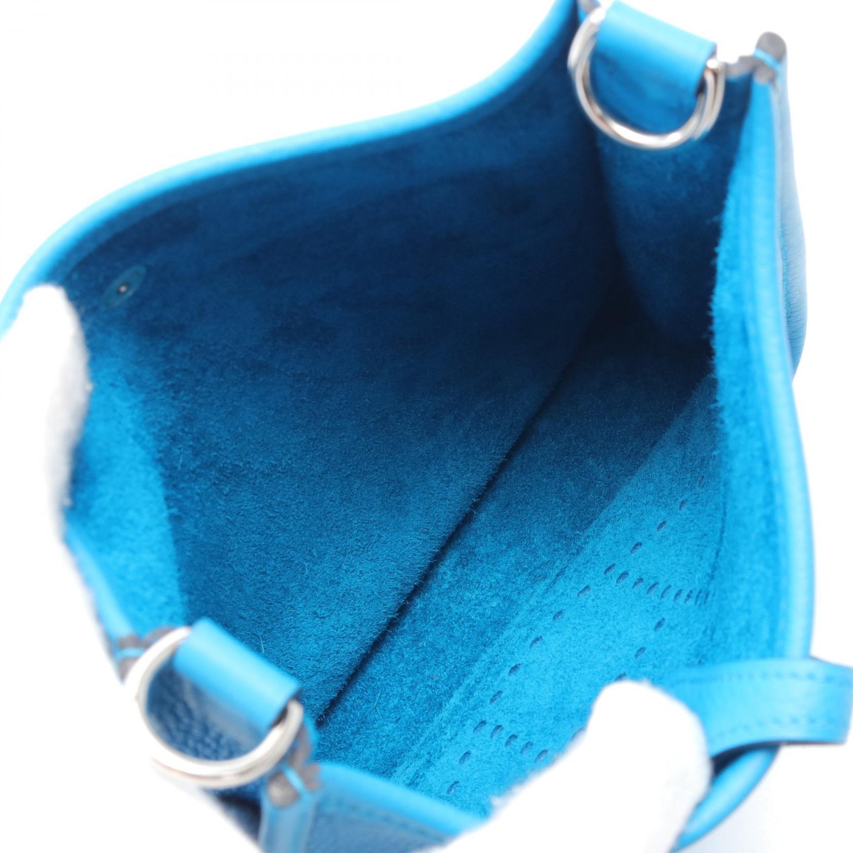 Hermes Evelyne TPM Shoulder Bag Blue