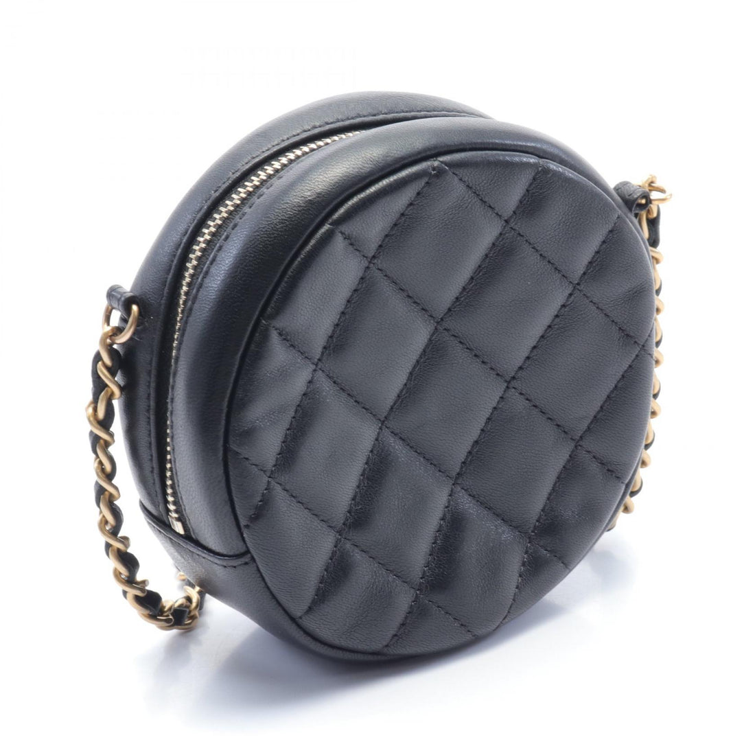 Chanel Matelasse Camellia Leather Shoulder Bag