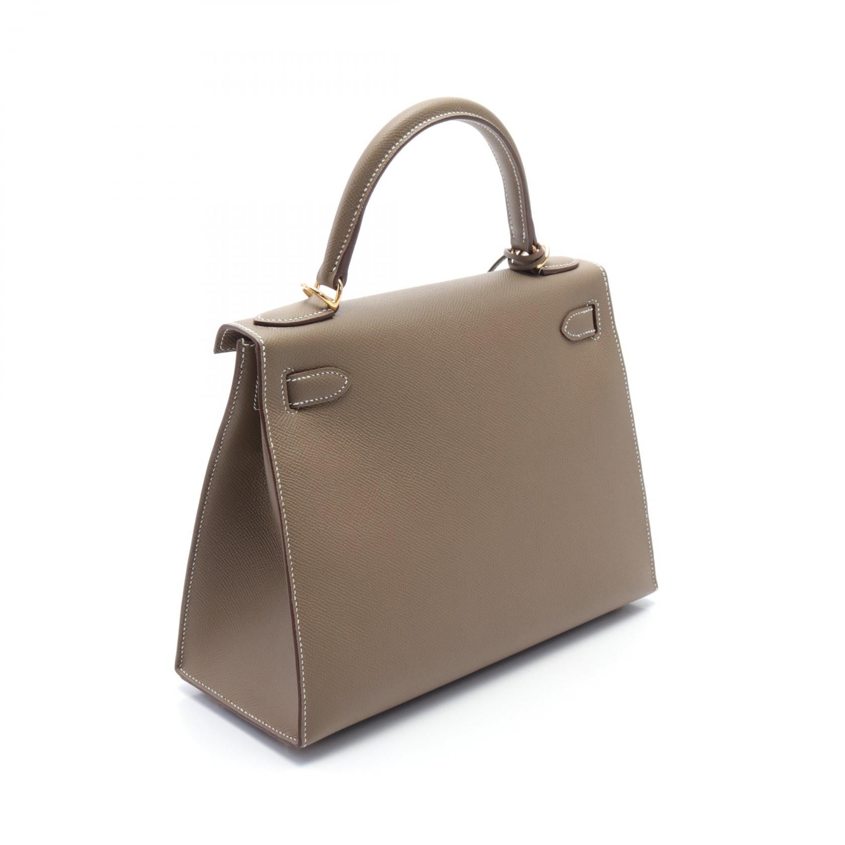 Hermes Kelly 28 Etoupe Handbag Brown