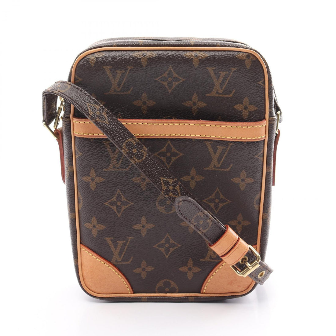 Louis Vuitton Danube Shoulder Bag Monogram Brown