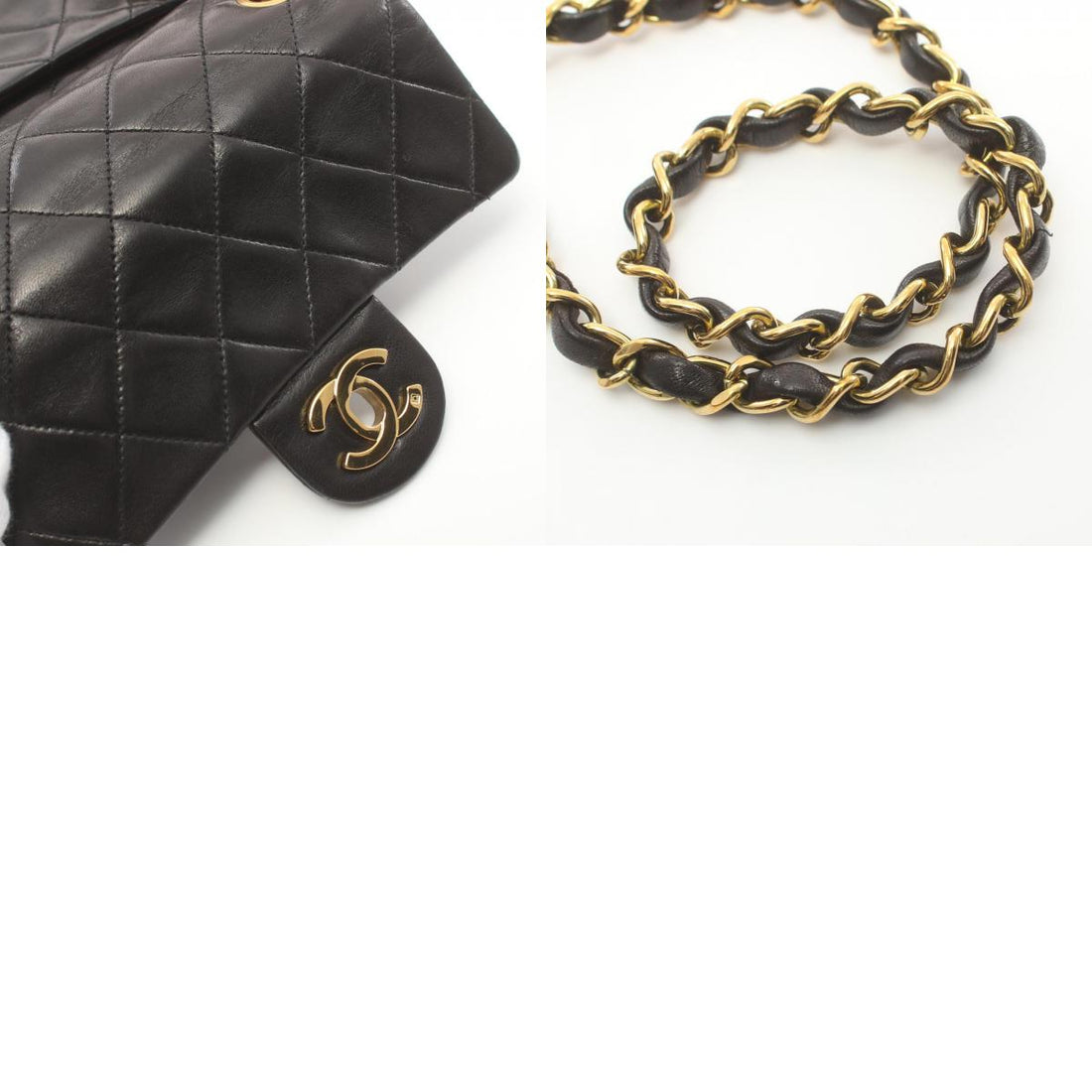 Chanel Mini Matelasse Shoulder Bag Black