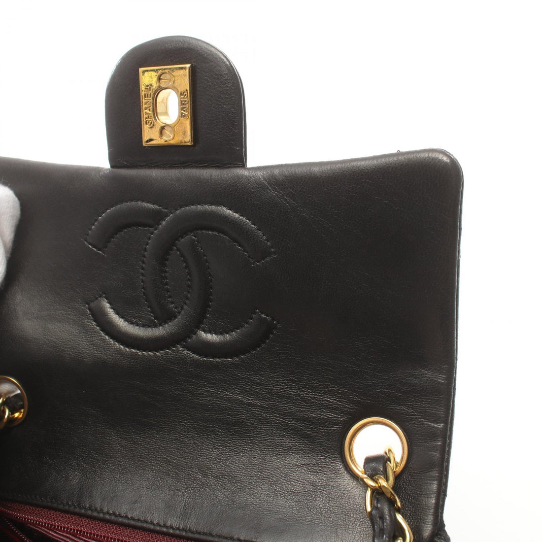 Chanel Mini Matelasse Shoulder Bag Black