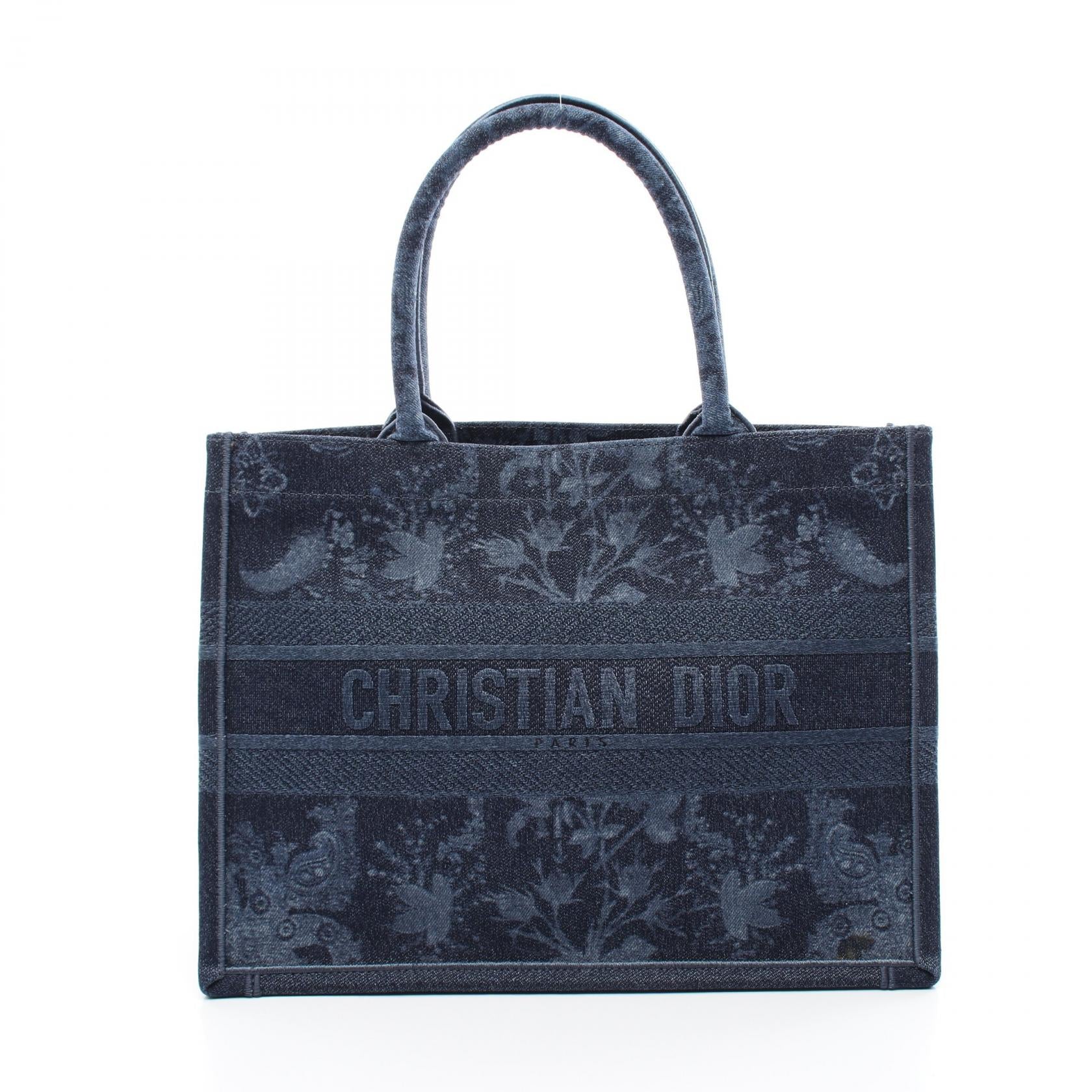 Dior Canvas Book Tote Bag